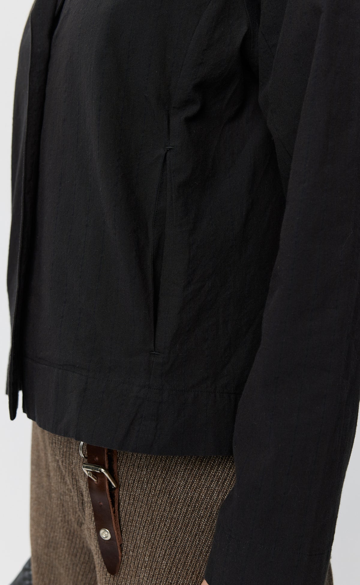 Informal Jacket - Dark Brown Stripe