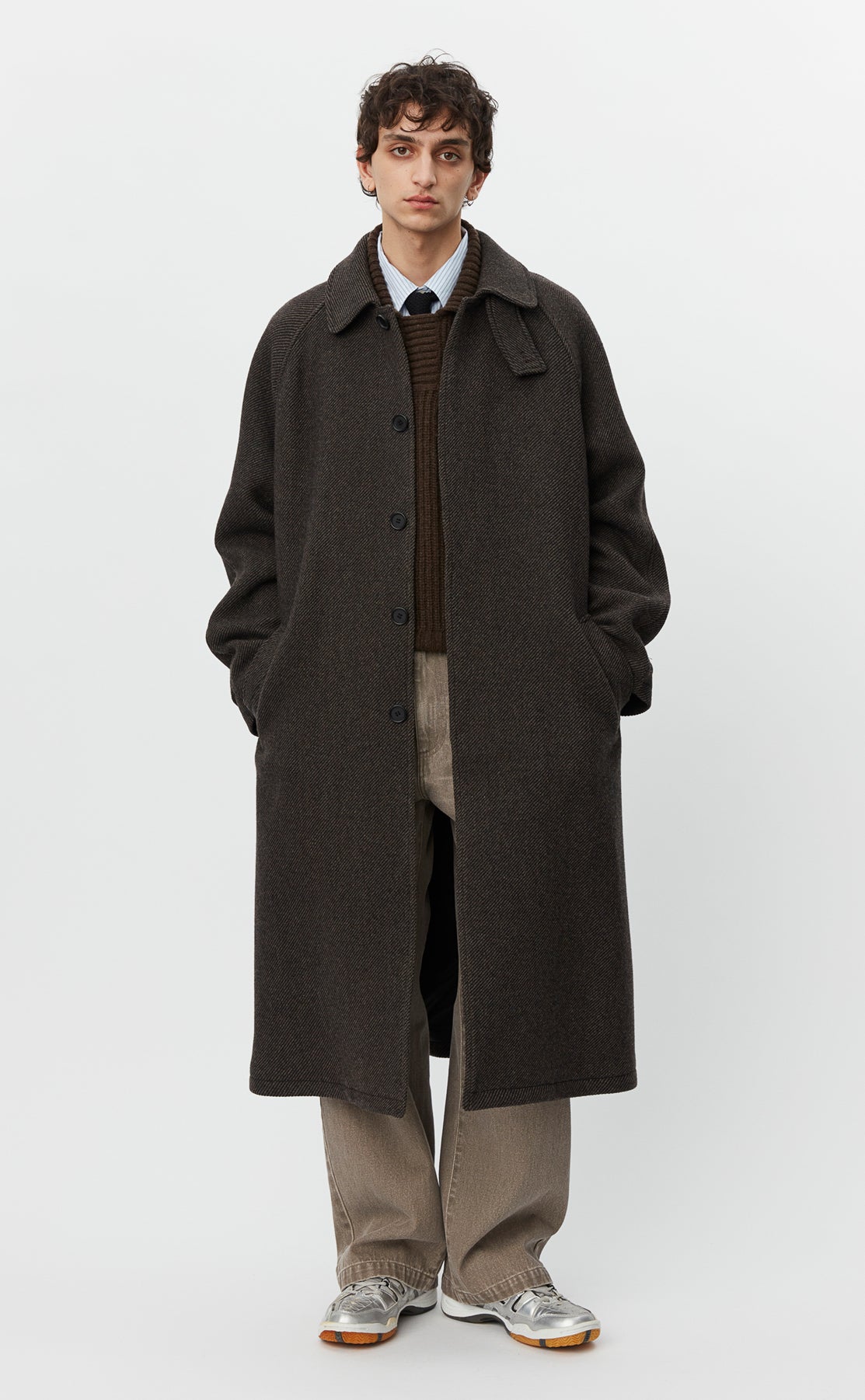 Installation Coat - Brown Recycled Wool – mfpen