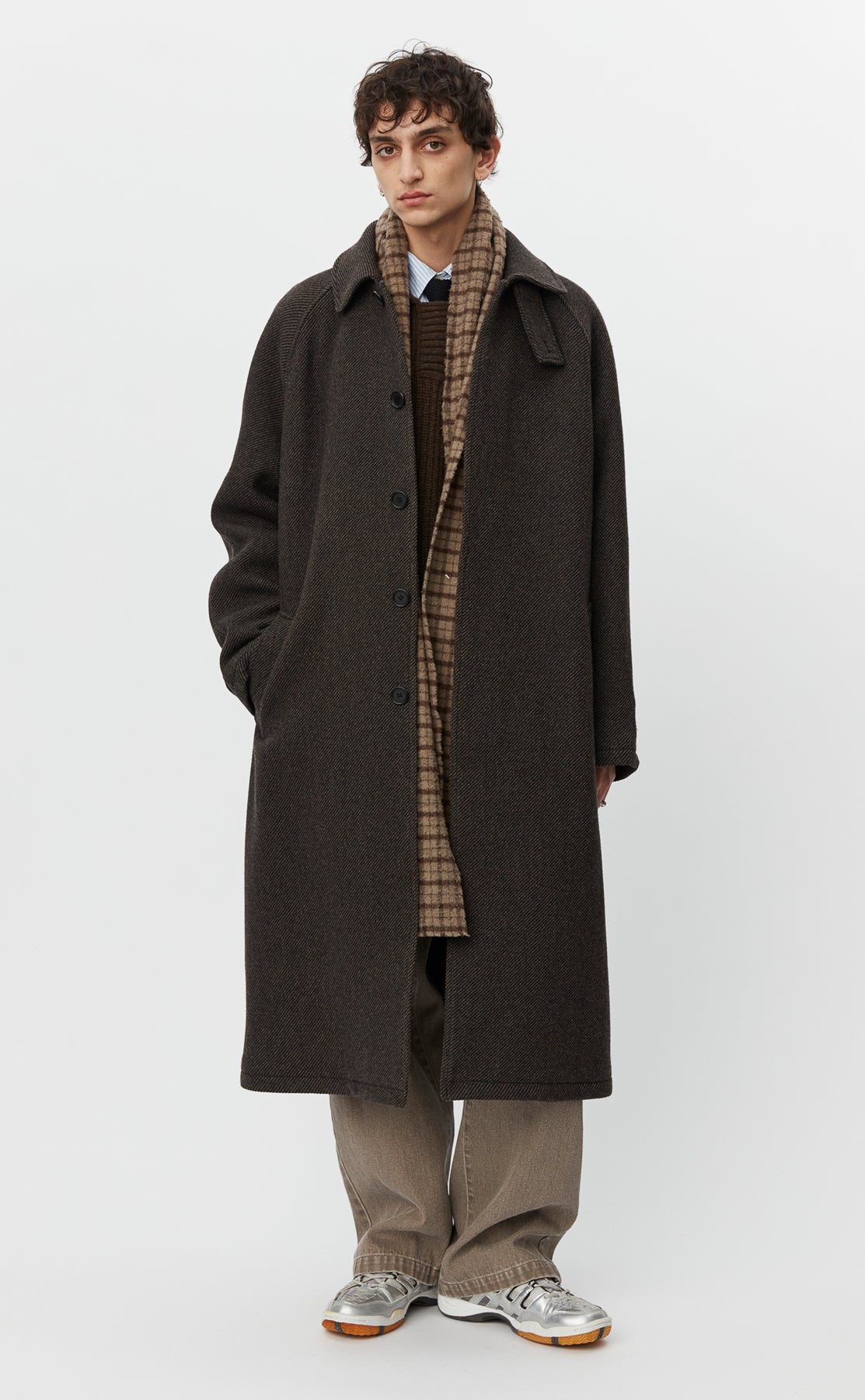 Installation Coat - Brown Recycled Wool – mfpen