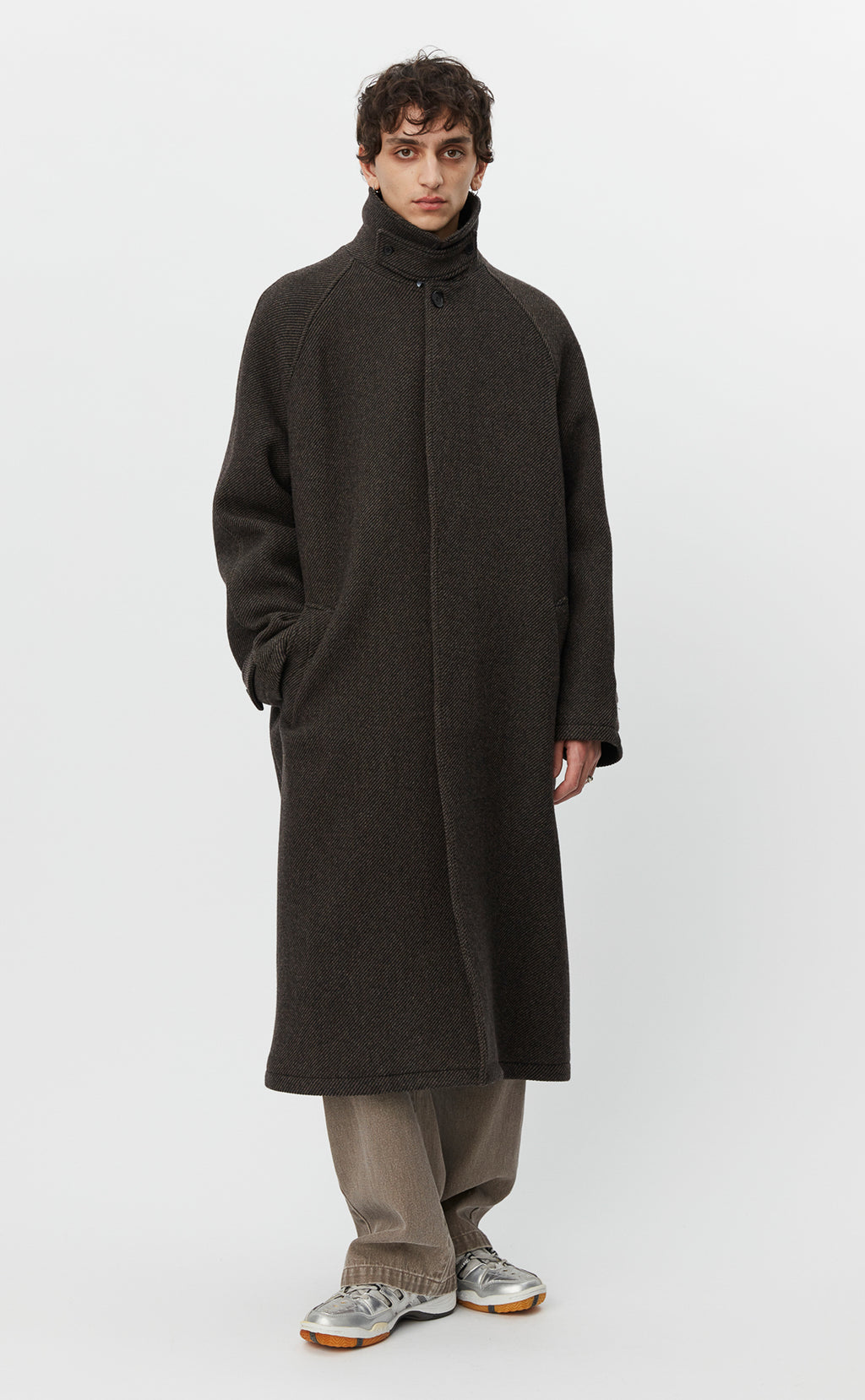 Installation Coat - Brown Recycled Wool – mfpen