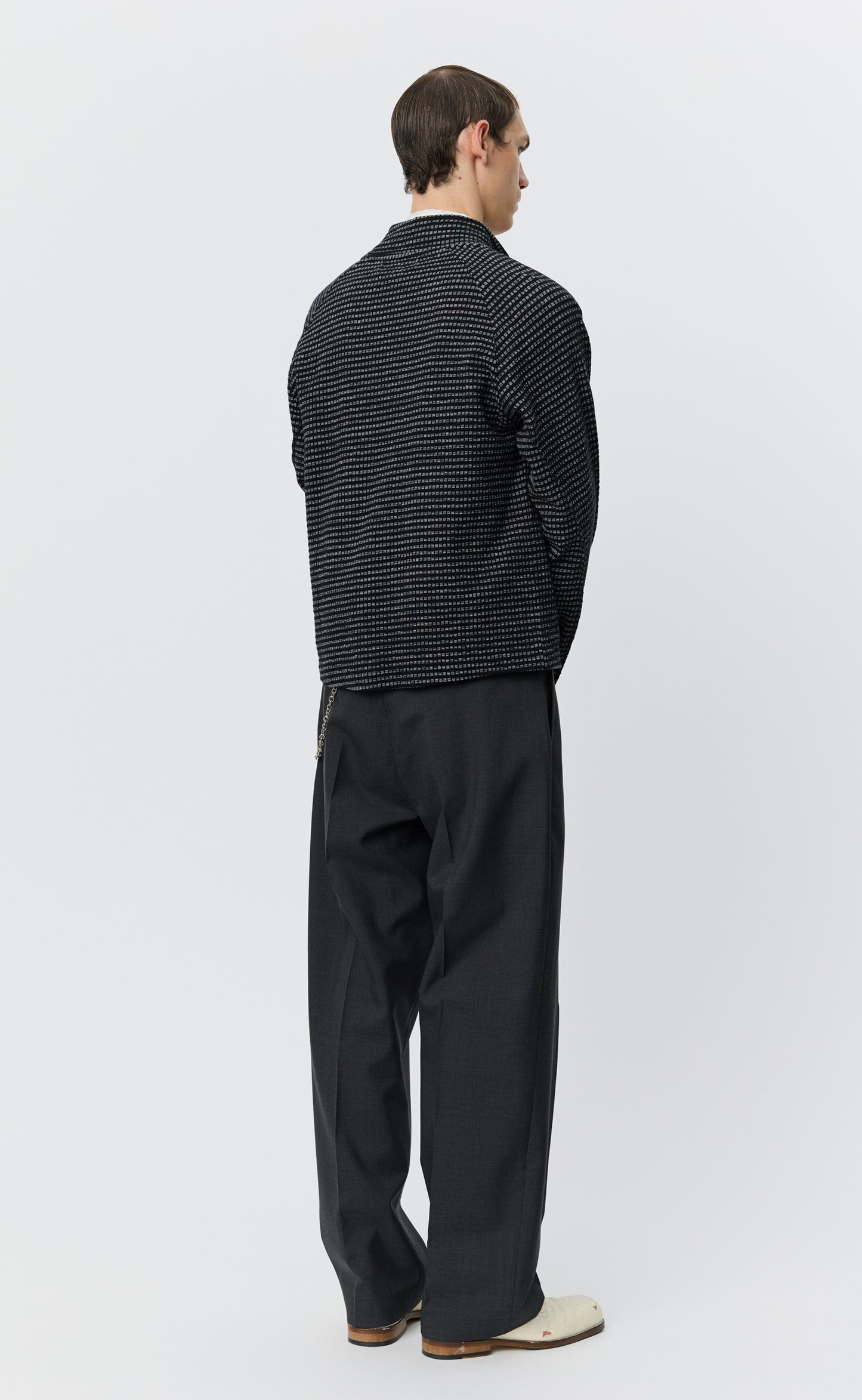 Leisure Zip Up - Black Experienced Check