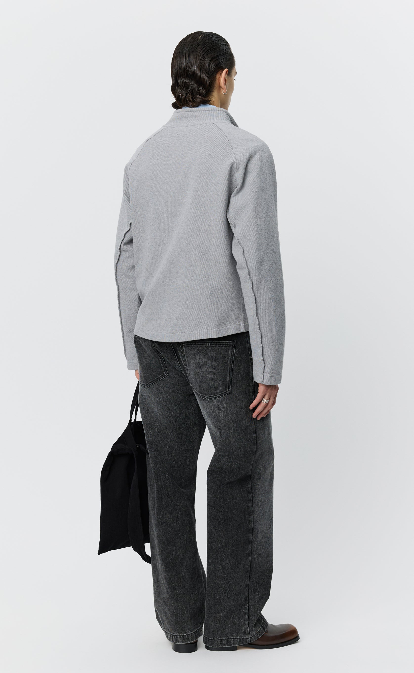 Leisure Zip Up - Mineral Grey Needle Jump – mfpen