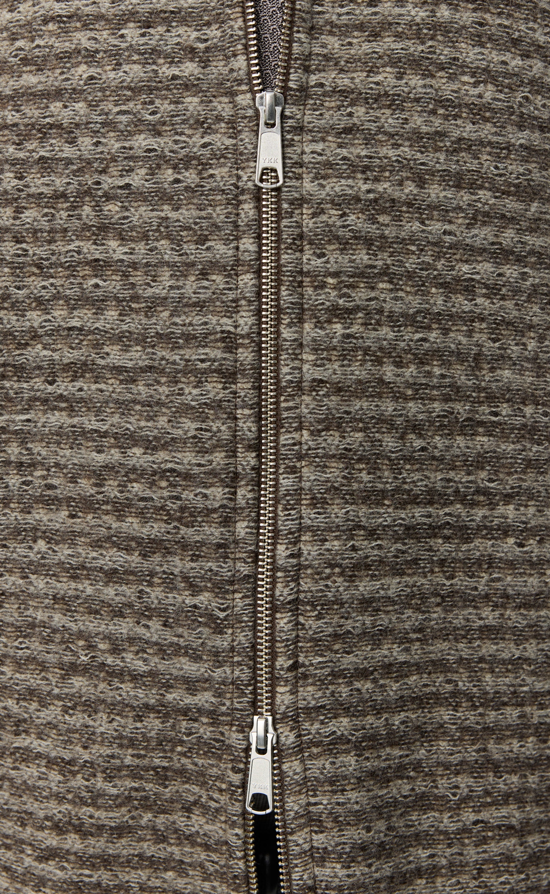 Leisure Zip Up - Shredded Brown Stripe – mfpen