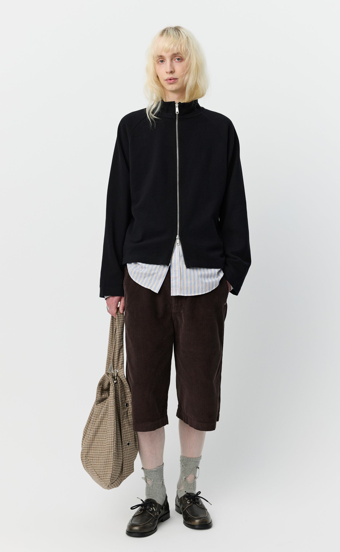 Leisure Zip Up - Black Needle Jump