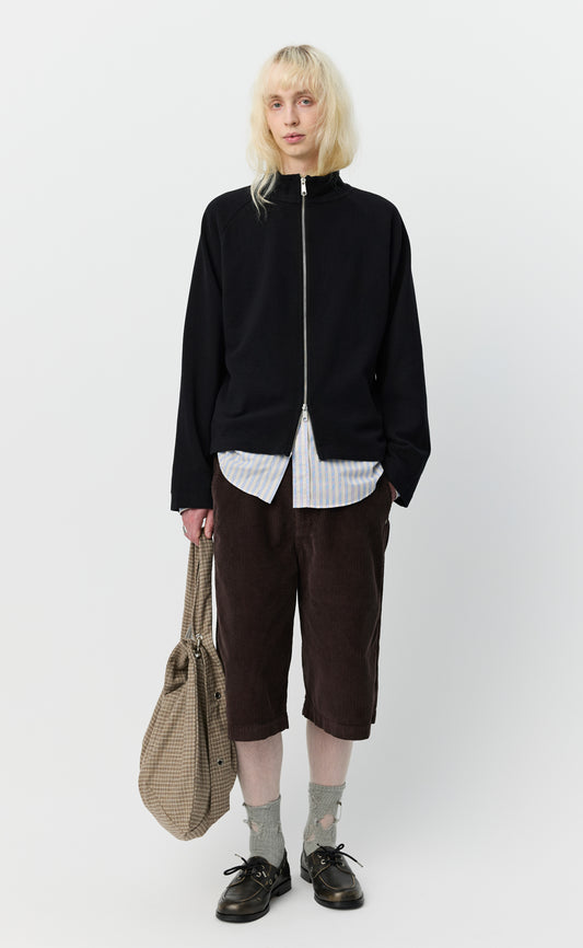 Leisure Zip Up - Black Needle Jump