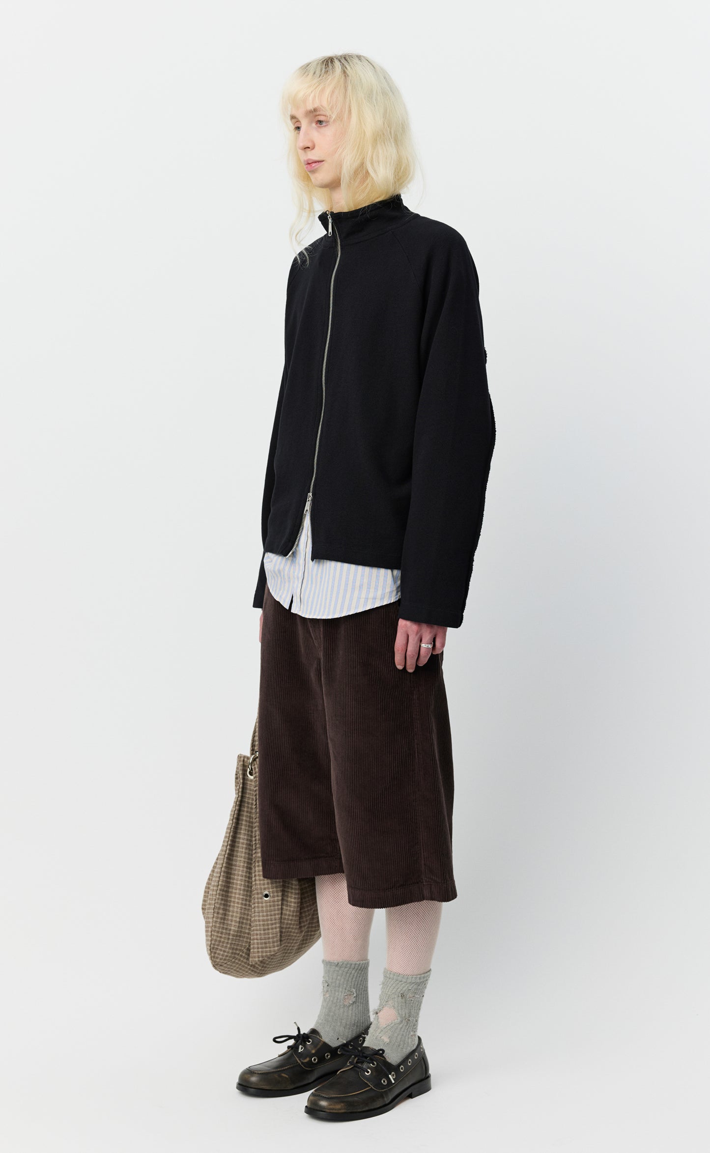 Leisure Zip Up - Black Needle Jump