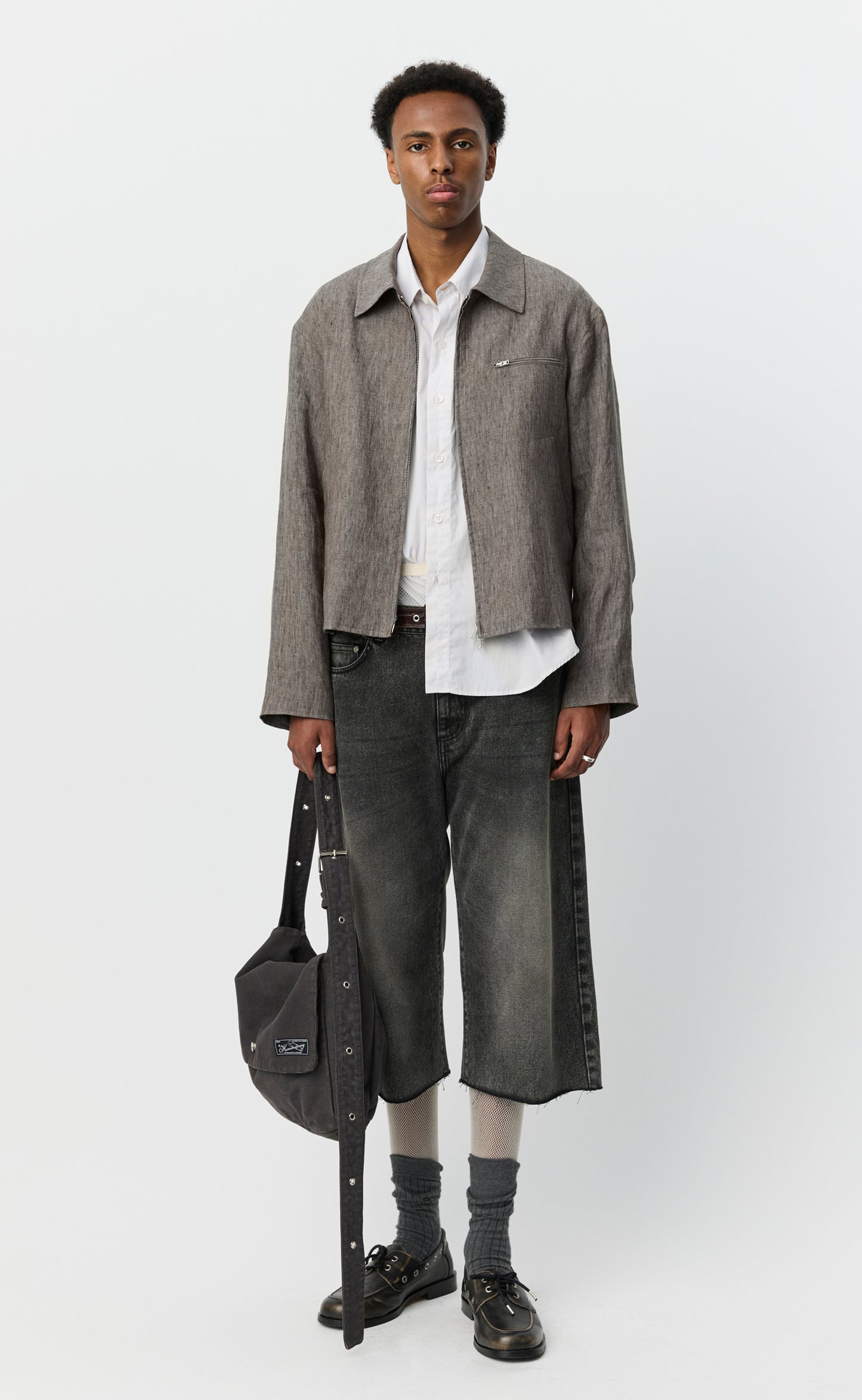Letter Jacket - Muddy Linen