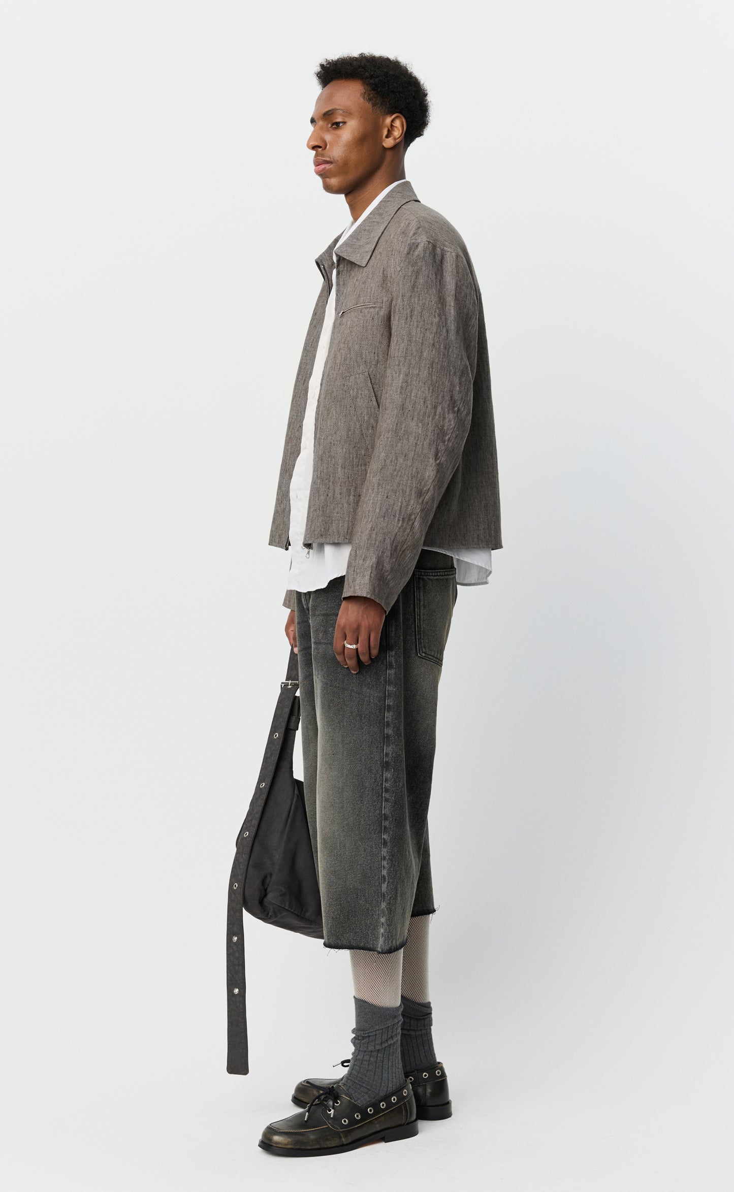 Letter Jacket - Muddy Linen