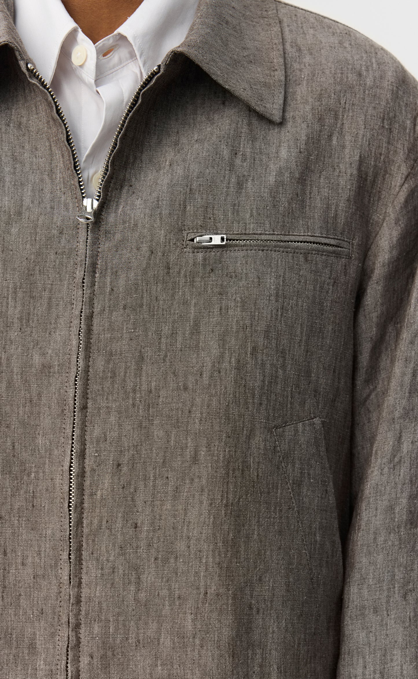 Letter Jacket - Muddy Linen