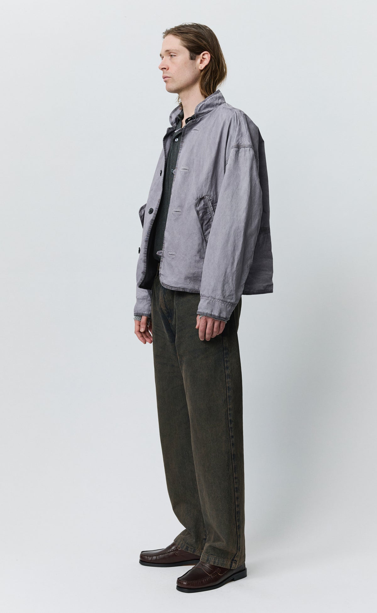 Liner Jacket - Dusty Amethyst Dense Cotton
