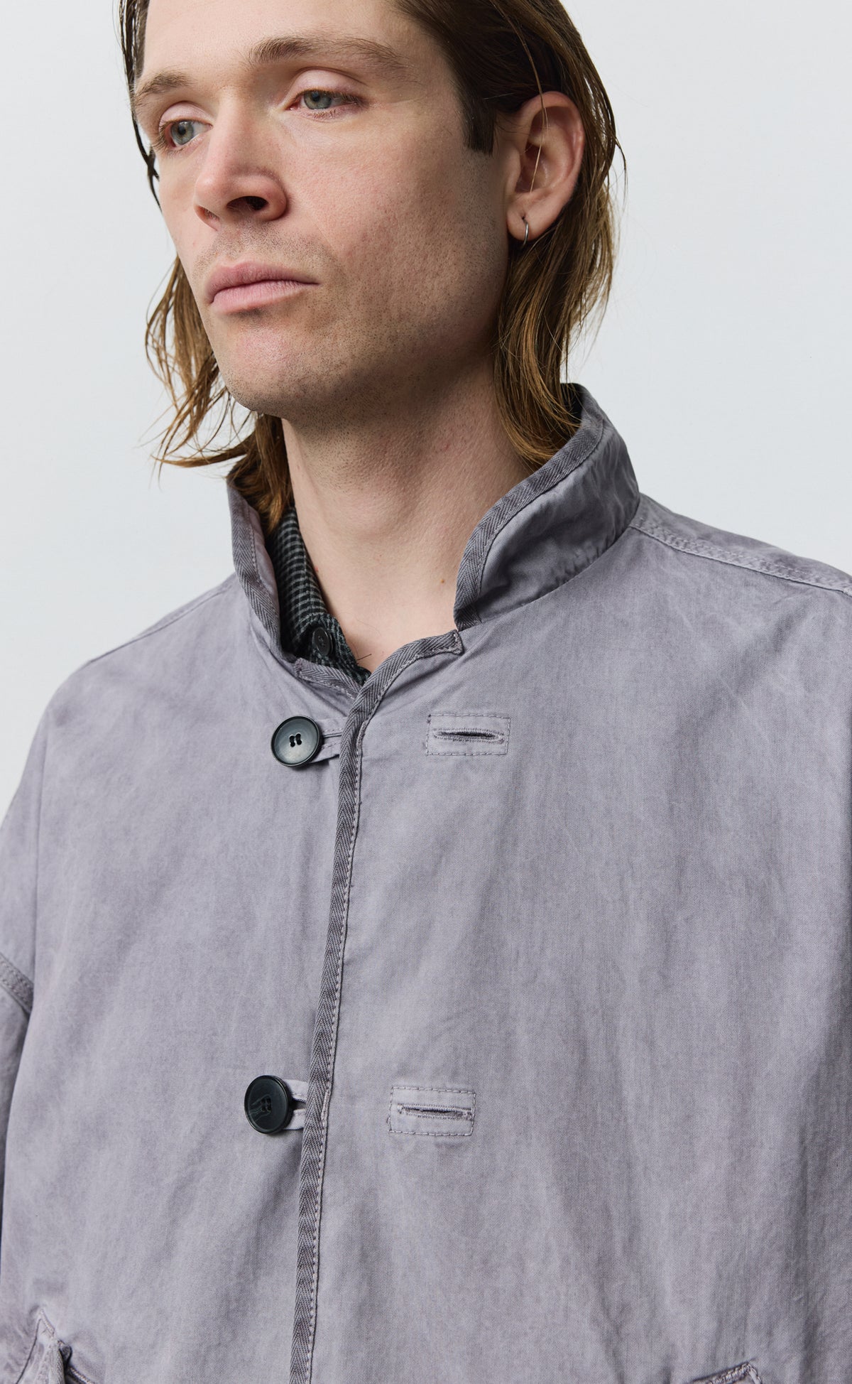 Liner Jacket - Dusty Amethyst Dense Cotton