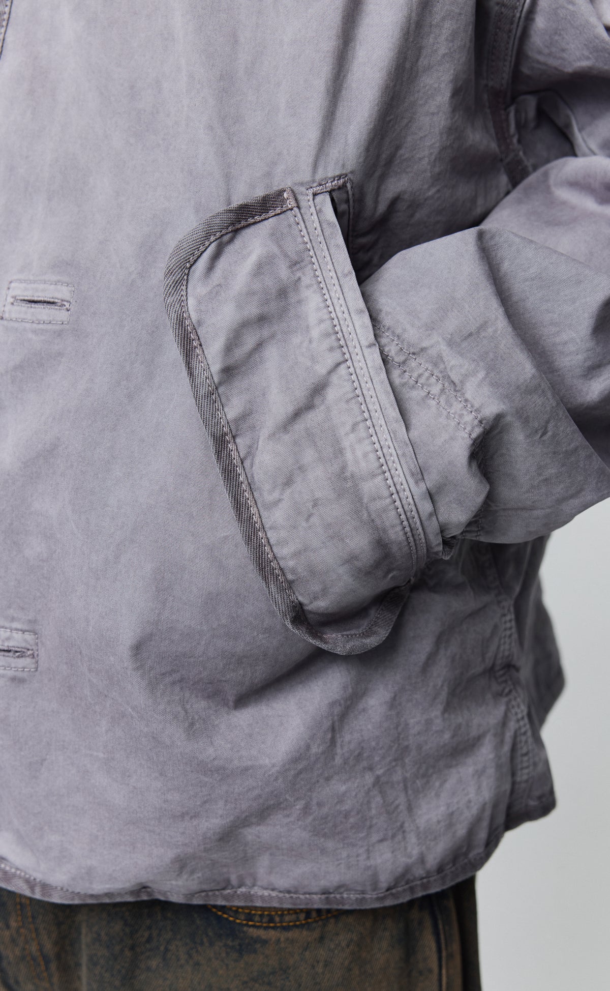 Liner Jacket - Dusty Amethyst Dense Cotton