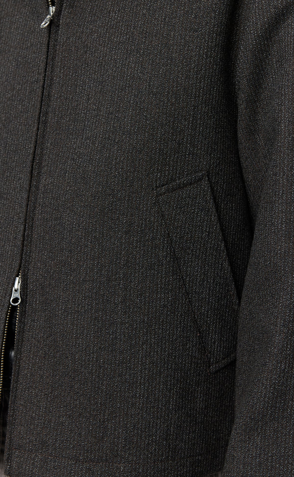 Mail Jacket - Brown Melange Stripe