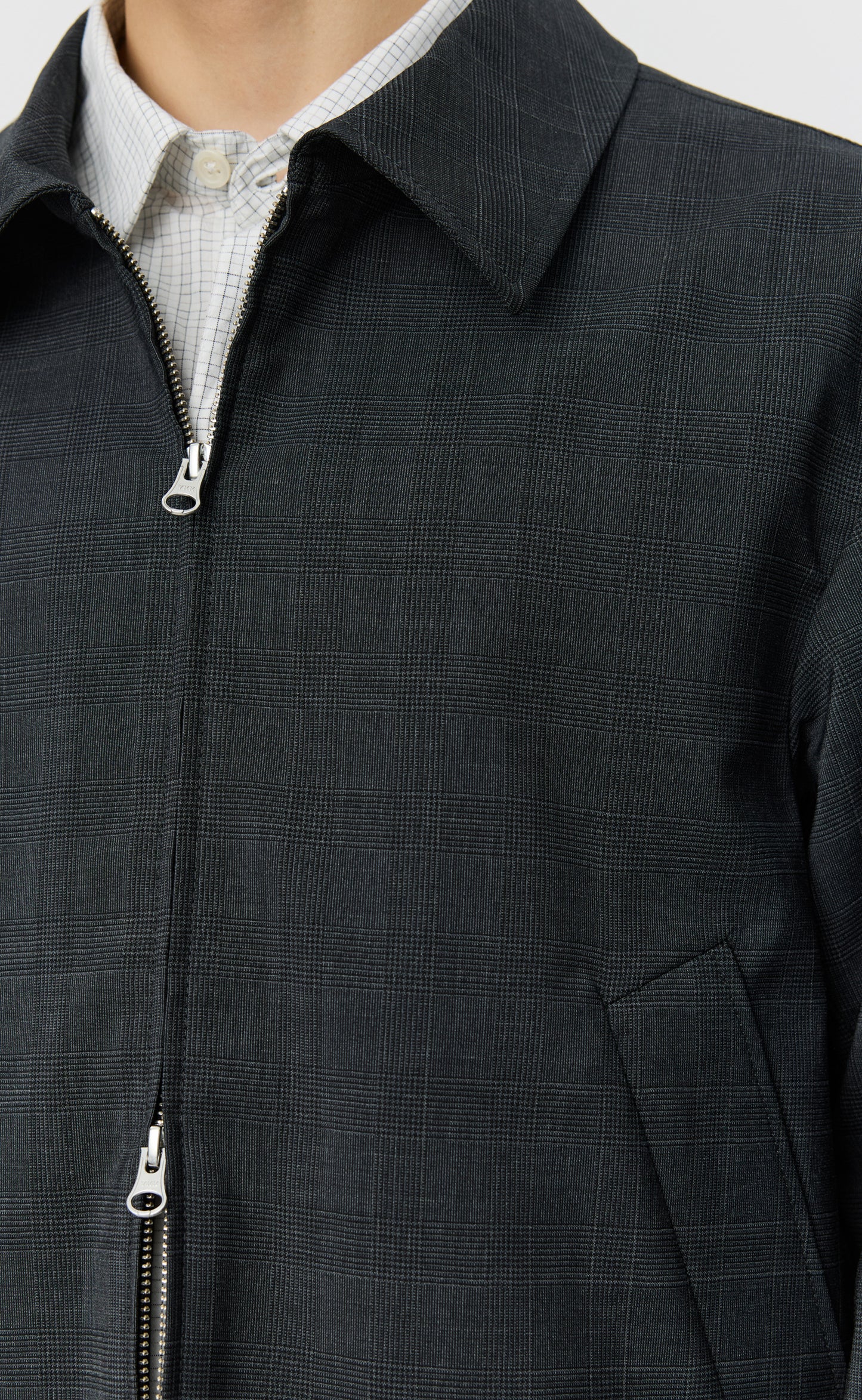 Mail Jacket - Dark Grey Check
