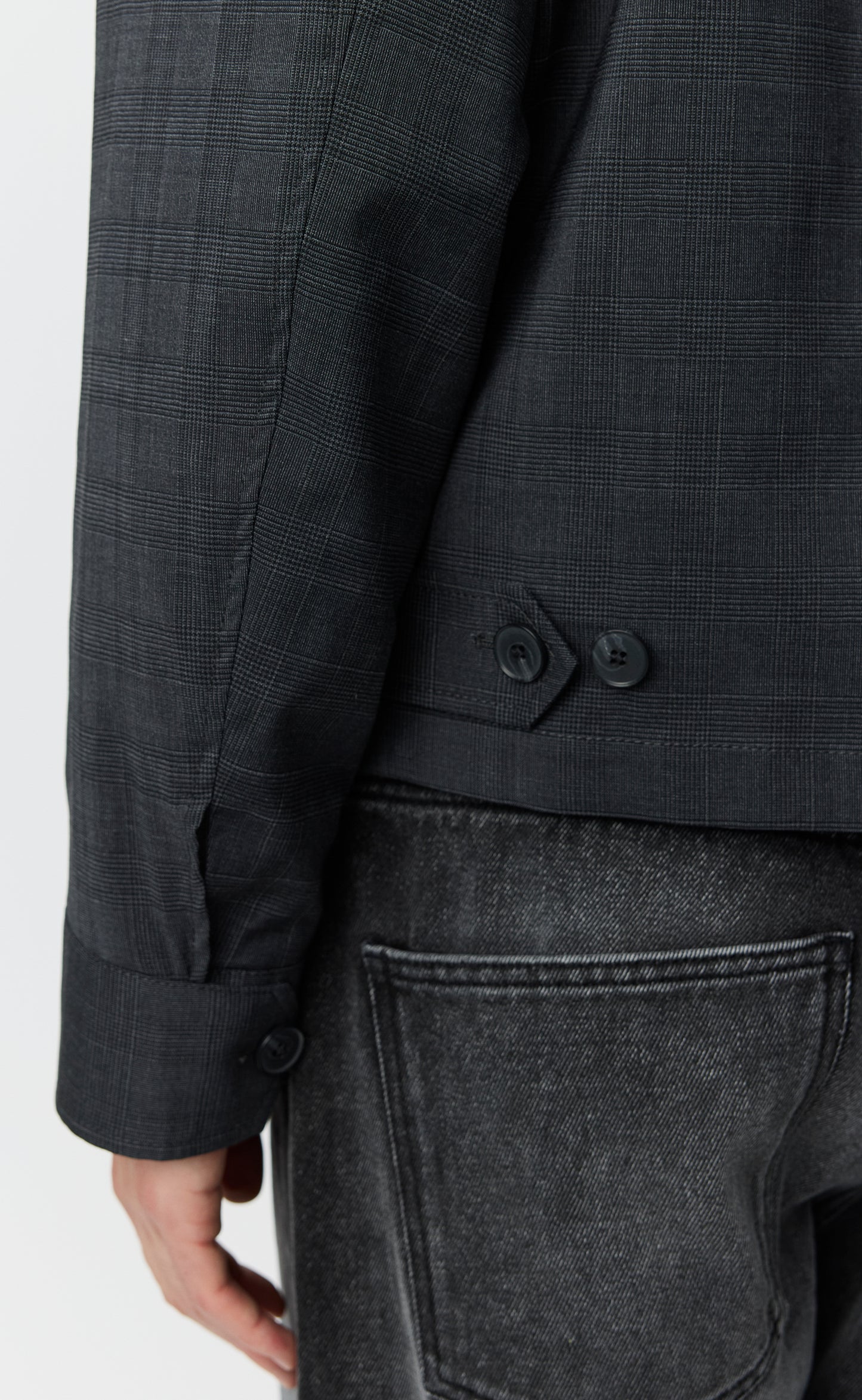 Mail Jacket - Dark Grey Check