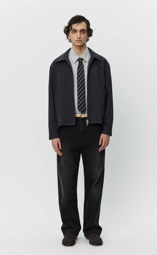 Mail Jacket - Dark Grey Wool