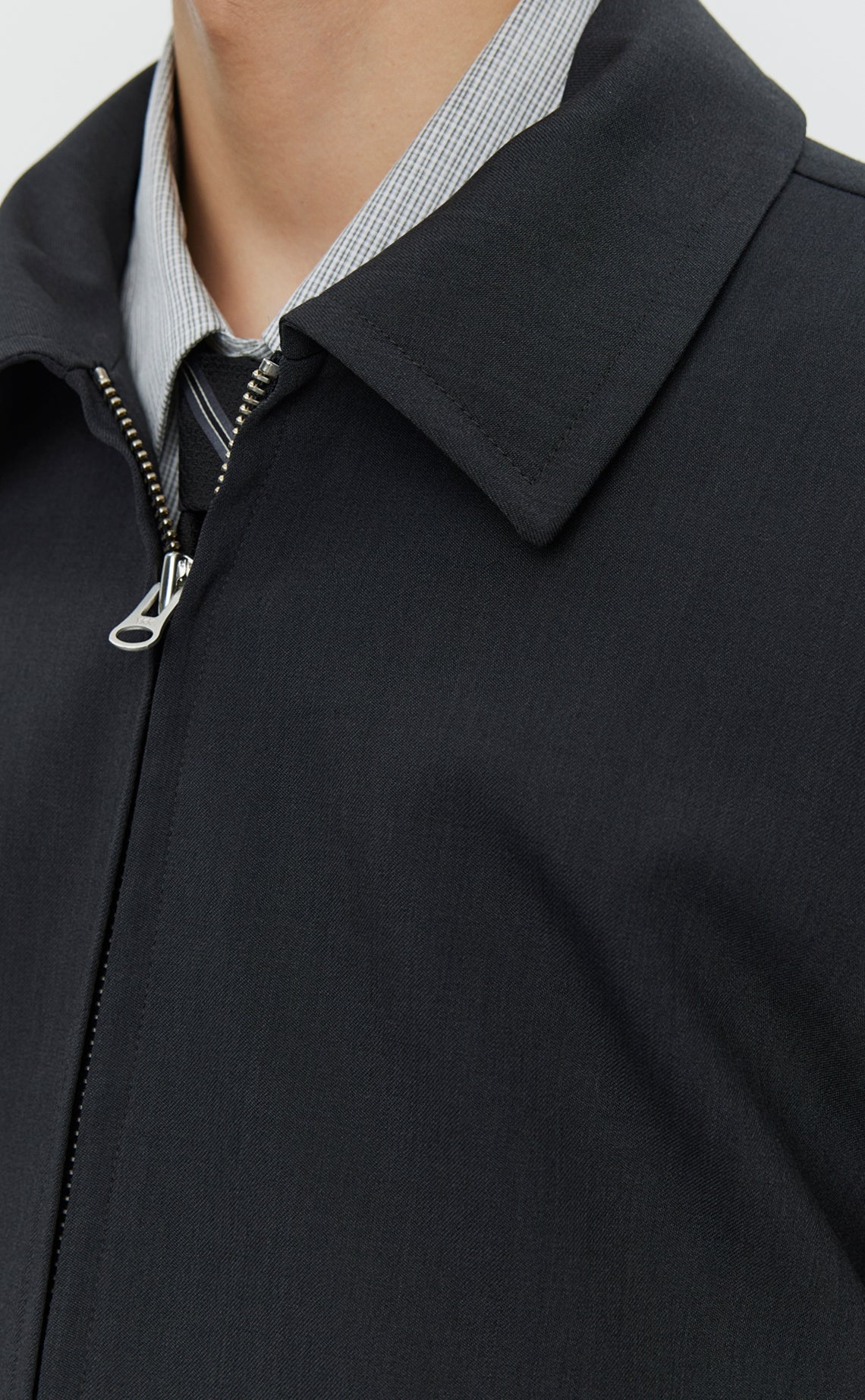 Mail Jacket - Dark Grey Wool