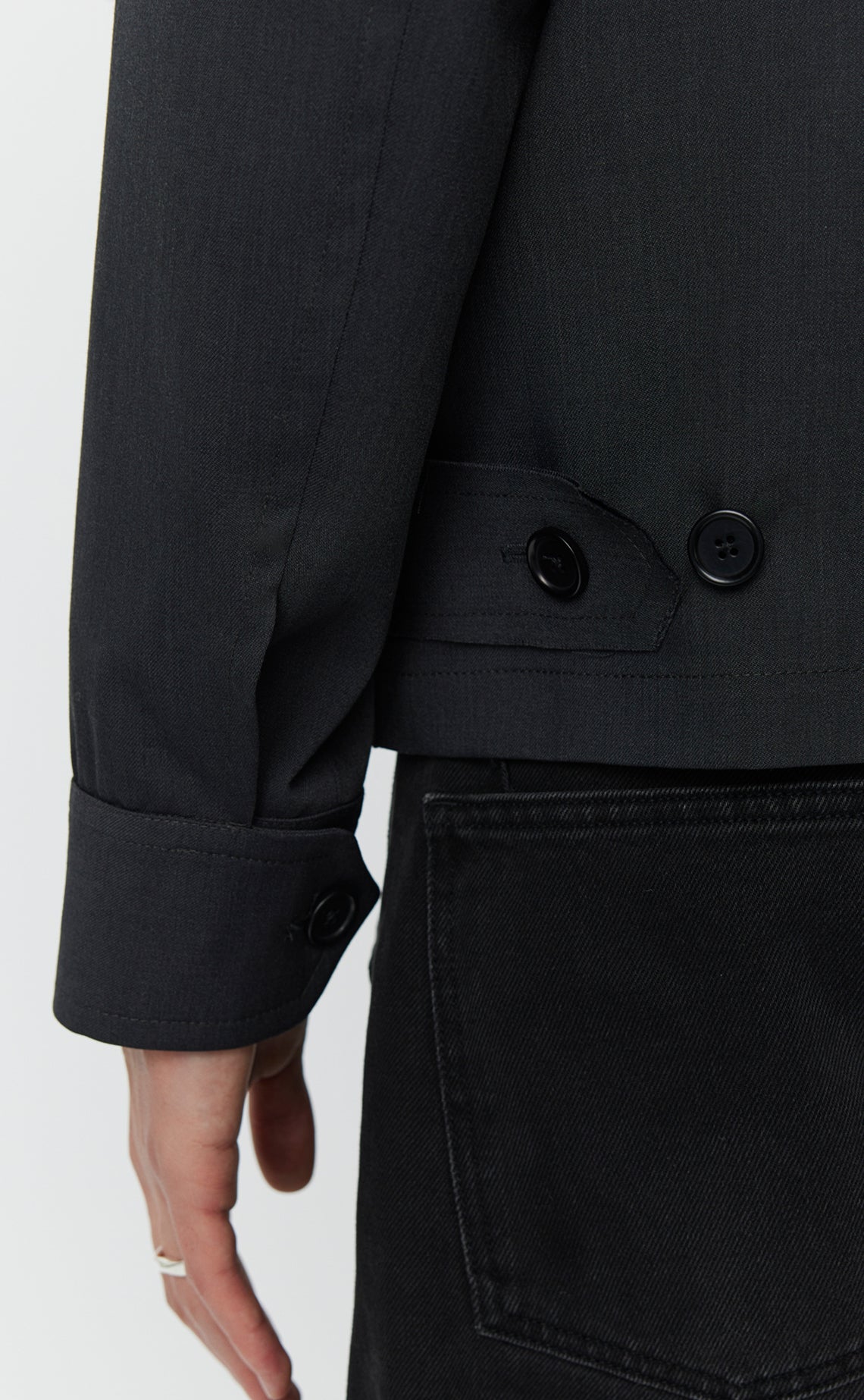 Mail Jacket - Dark Grey Wool