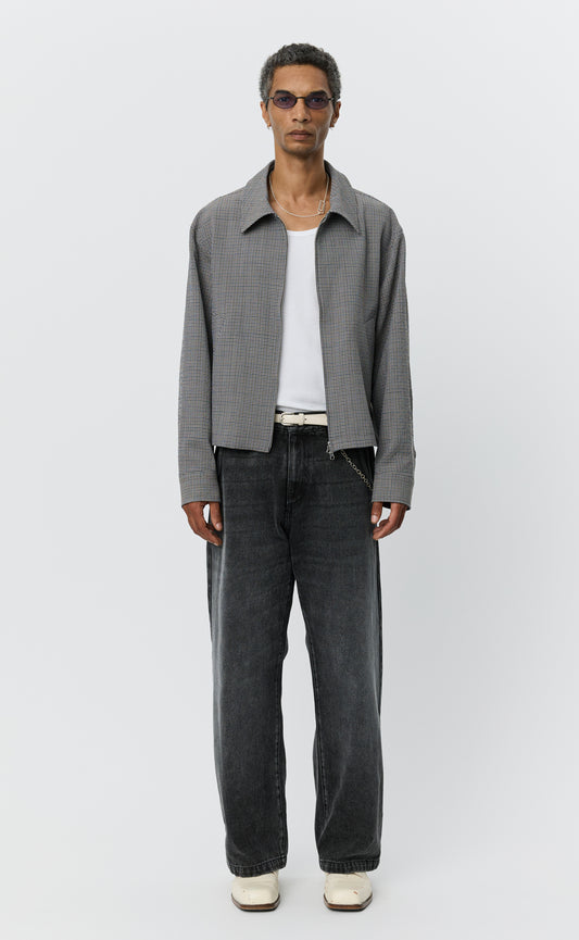 Mail Jacket - Taupe Check