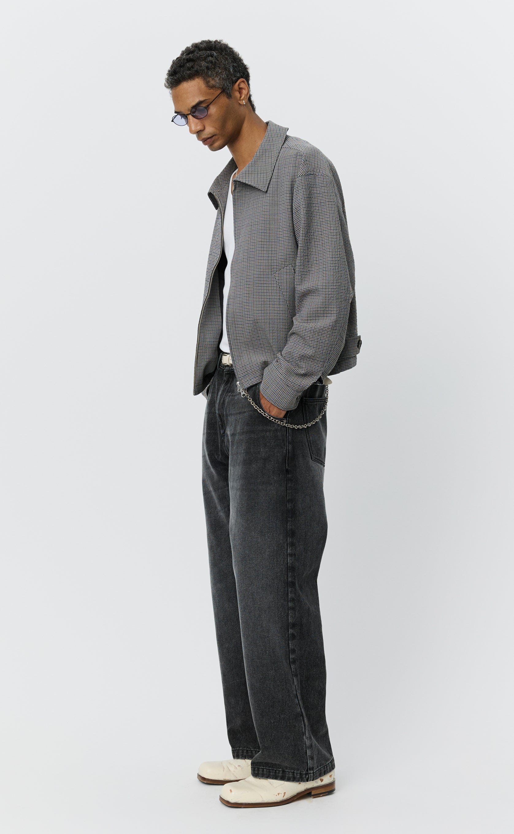 Mail Jacket - Taupe Check – mfpen