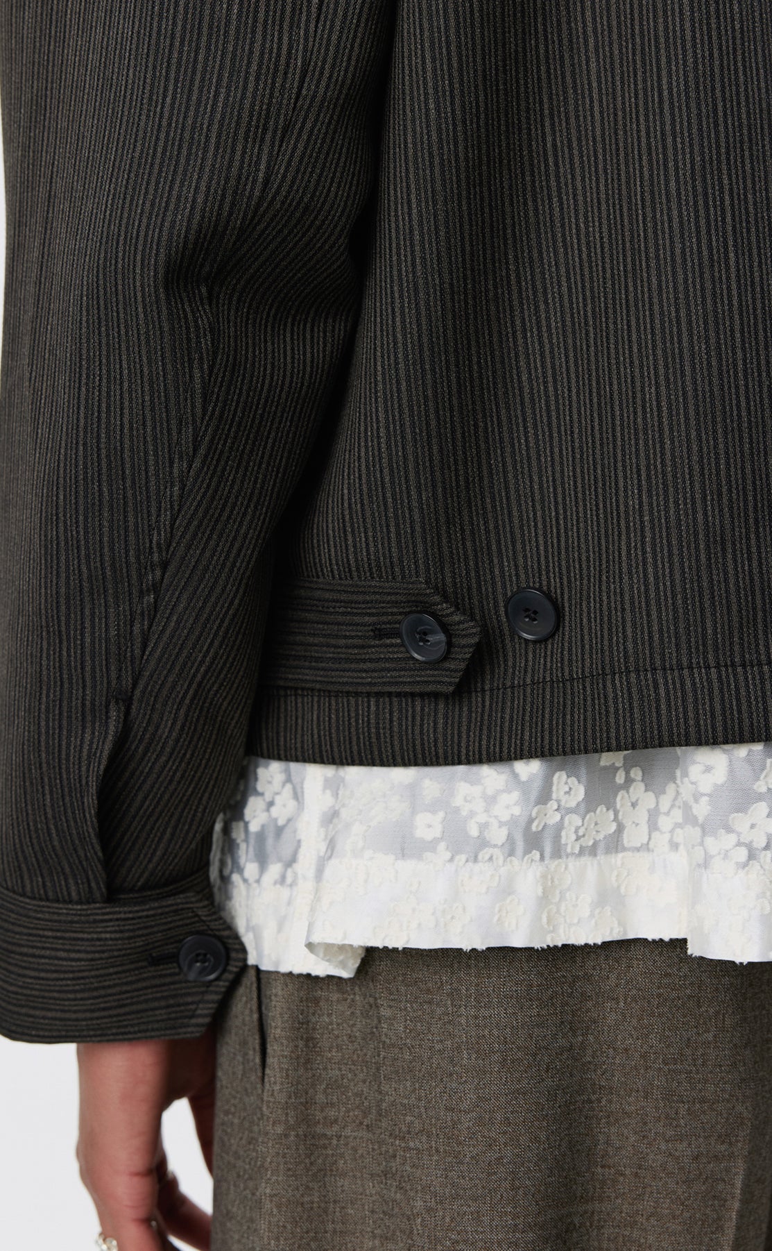 Mail Jacket - Dark Vintage Stripe
