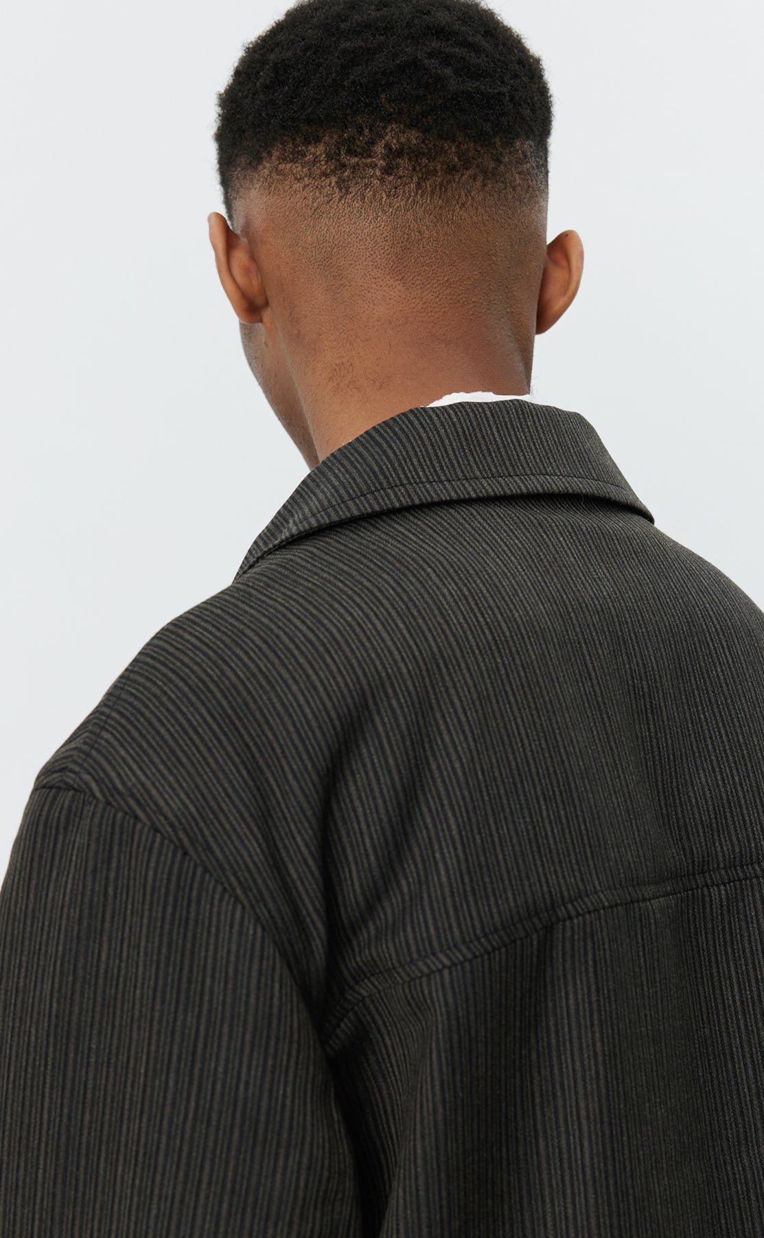 Mail Jacket - Dark Vintage Stripe