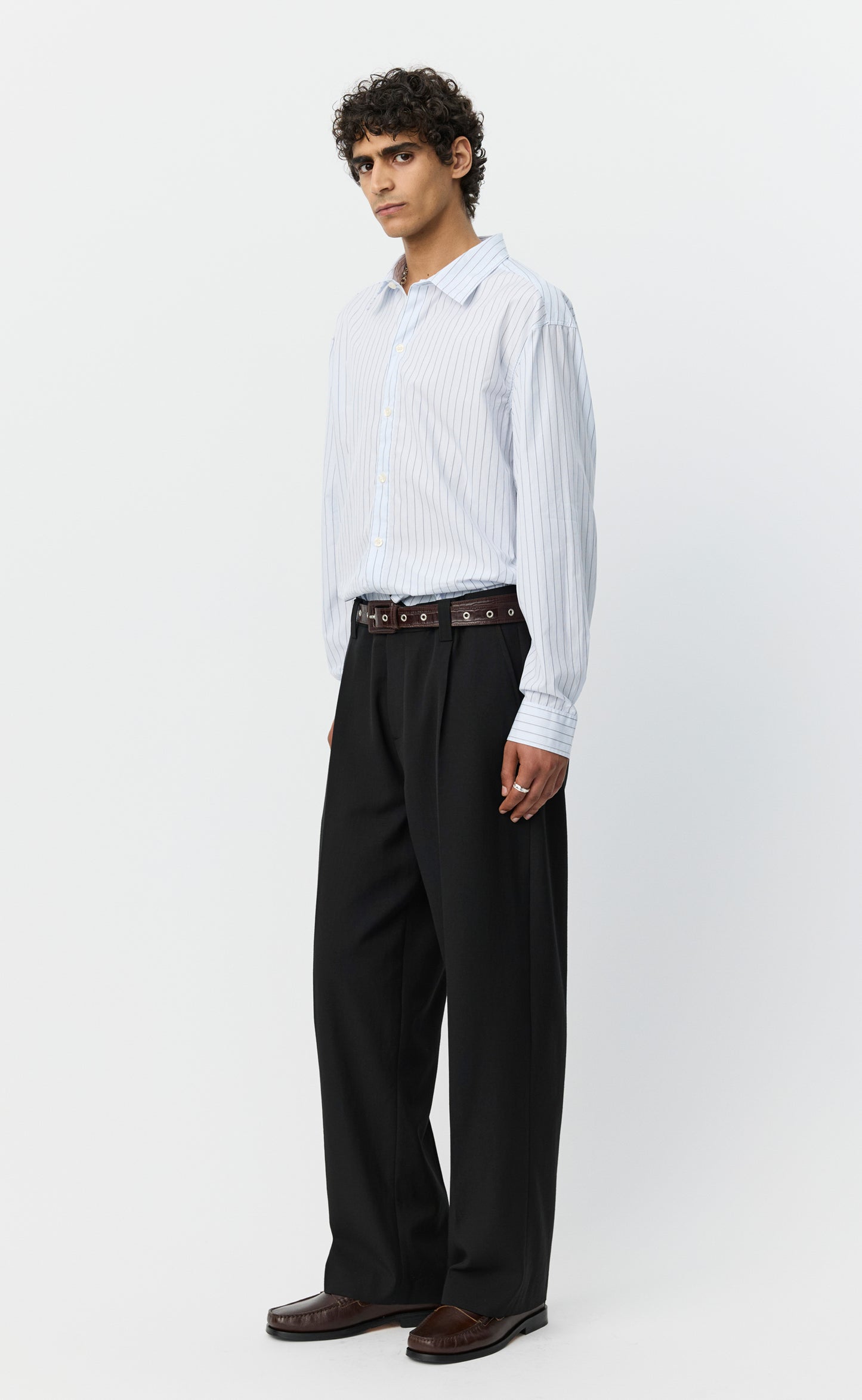 Service Trousers - Muted Black Cotton