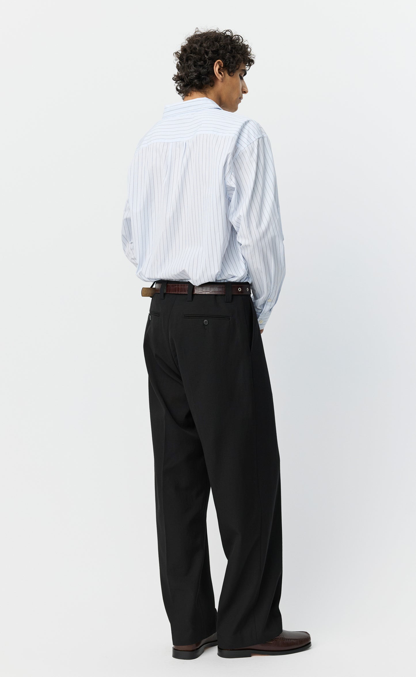 Service Trousers - Muted Black Cotton
