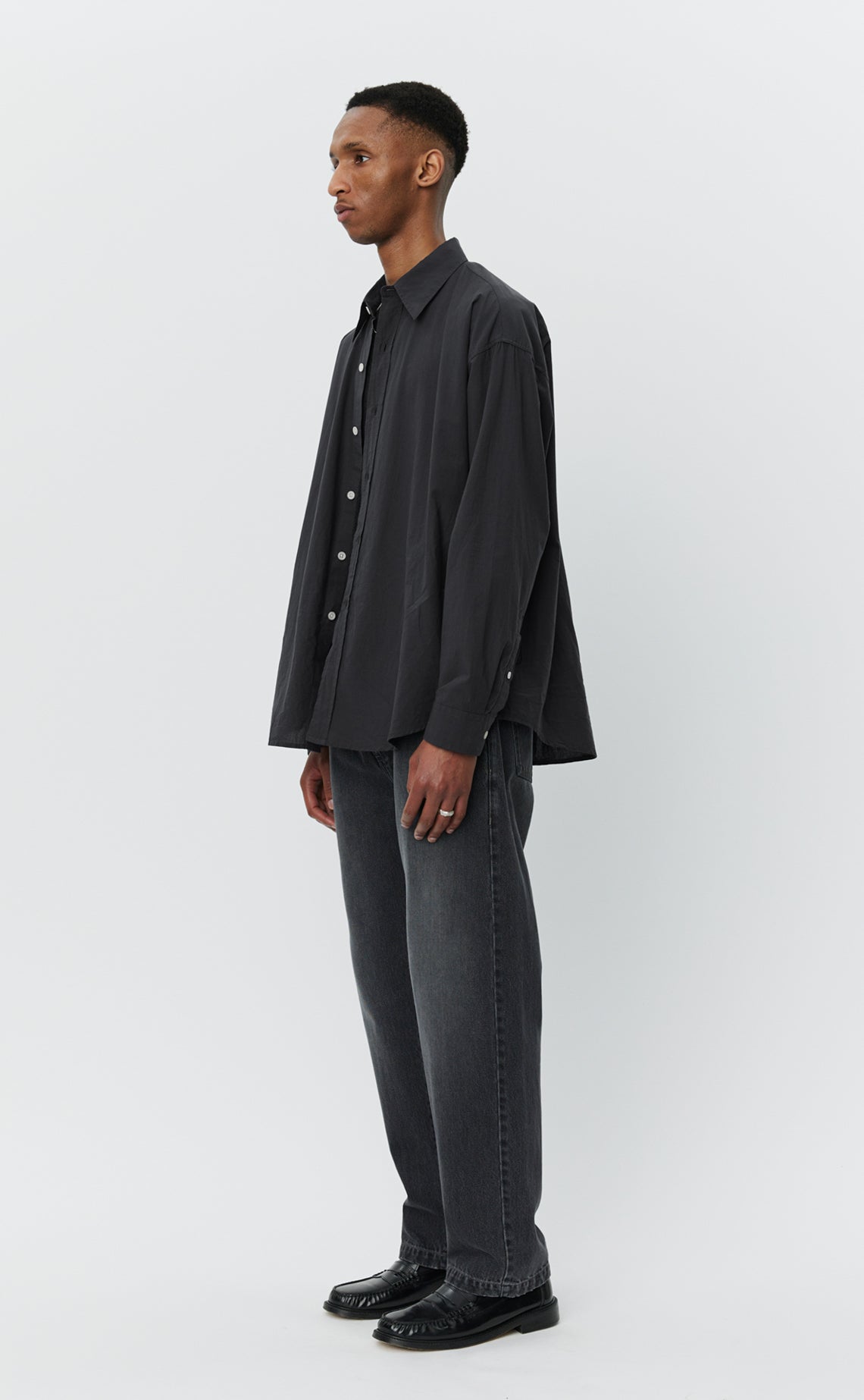 Network Shirt - Graphite Micro Structure