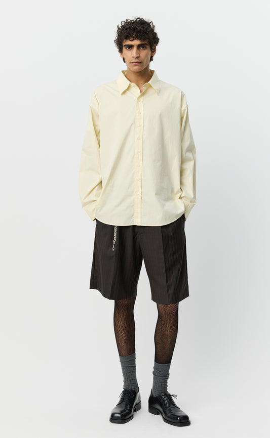 Network Multi Button Shirt - Faded Yellow