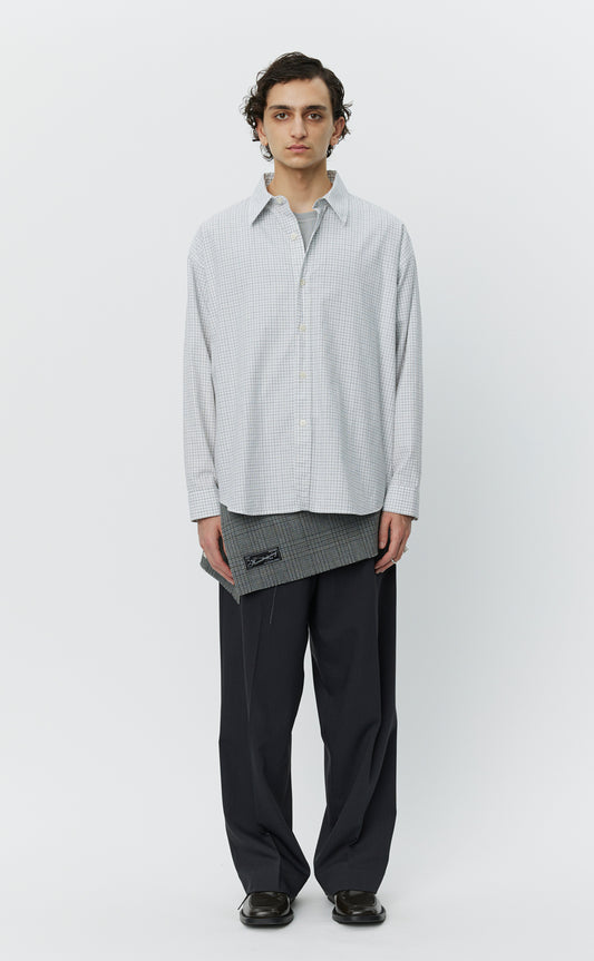Network Shirt - White Vintage Check