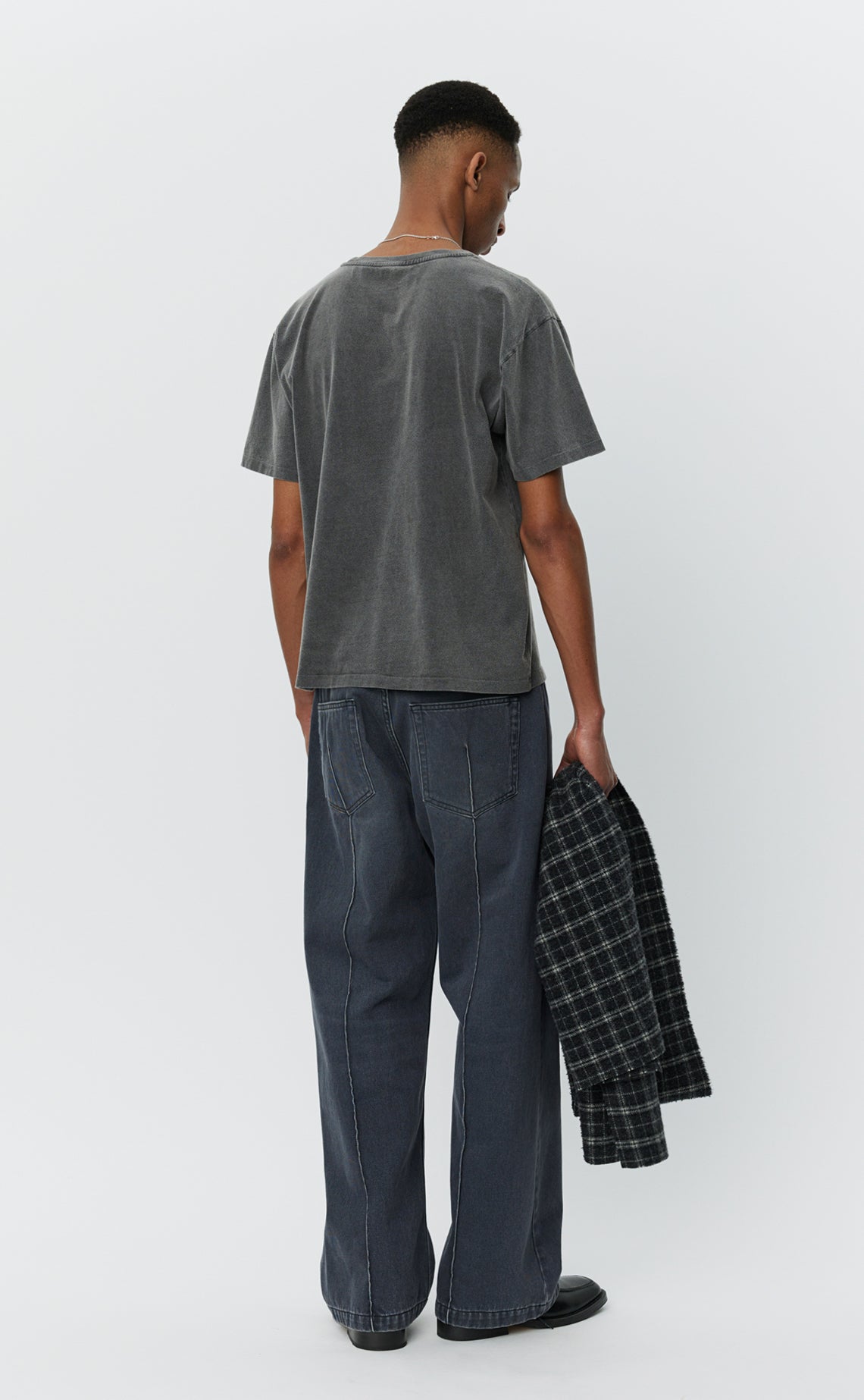 New Tee  - Washed Graphite