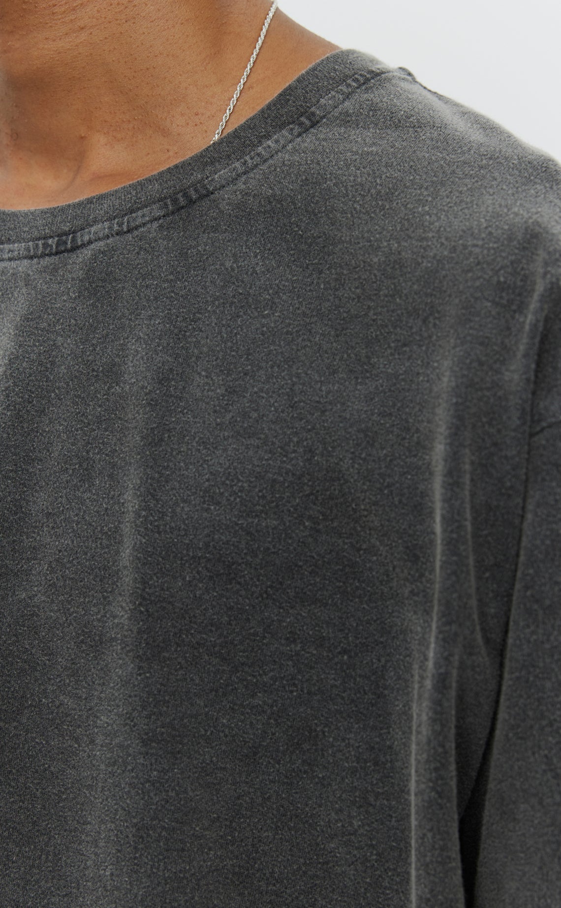 New Tee  - Washed Graphite