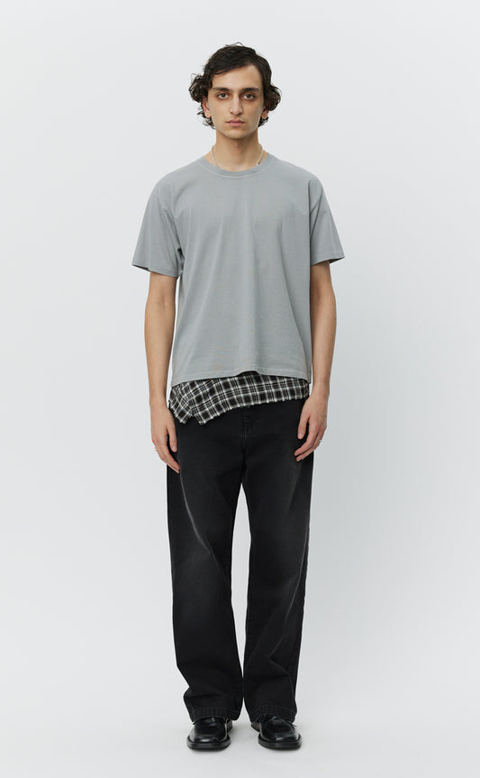 New Tee - Washed Light Grey