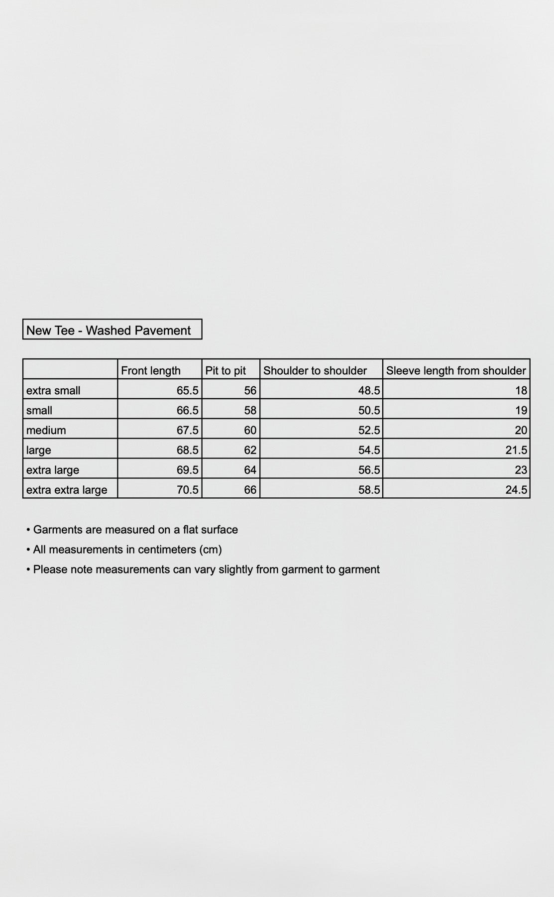 New Tee - Washed Pavement