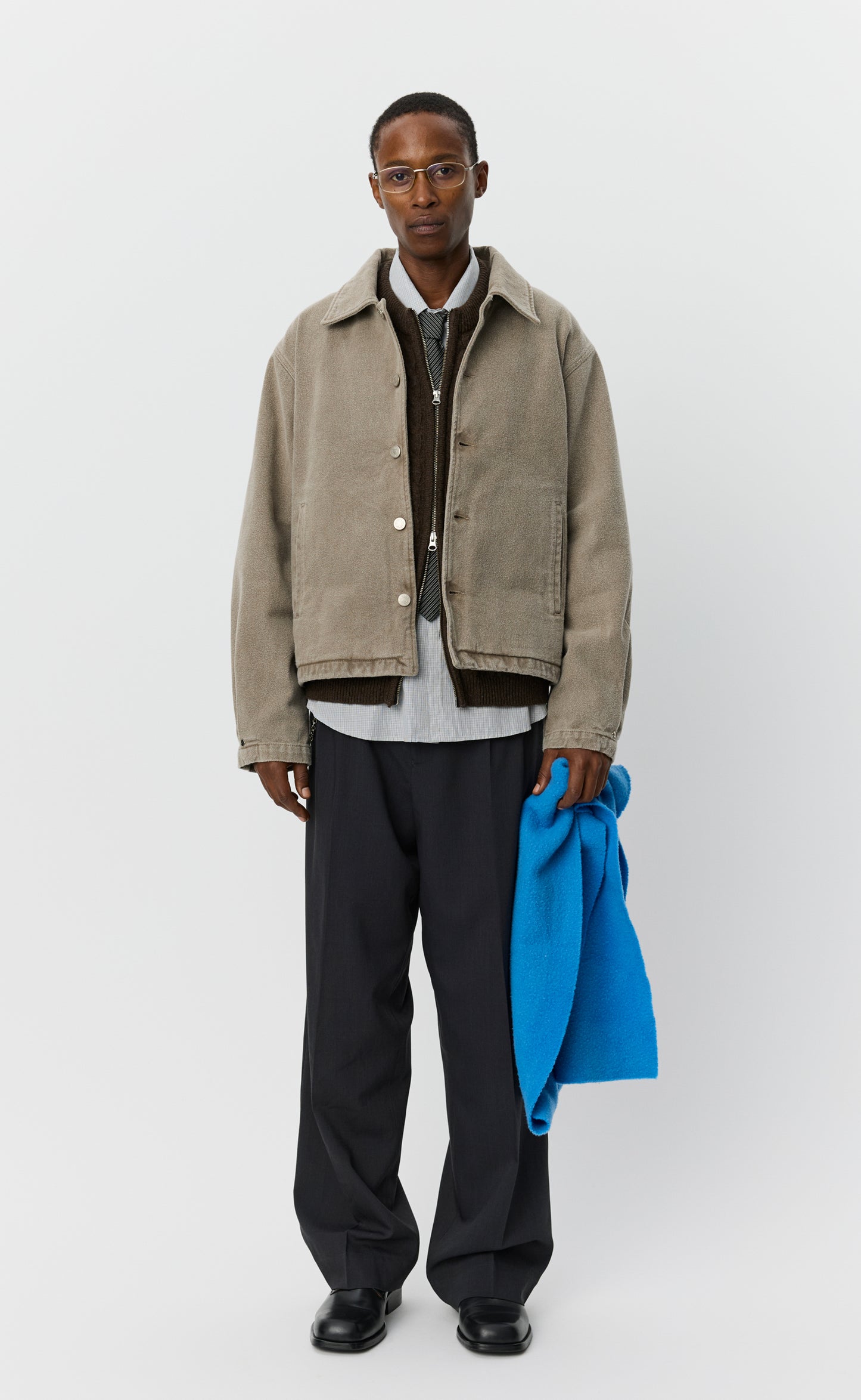 Painters Jacket  - Brushed Mudstone