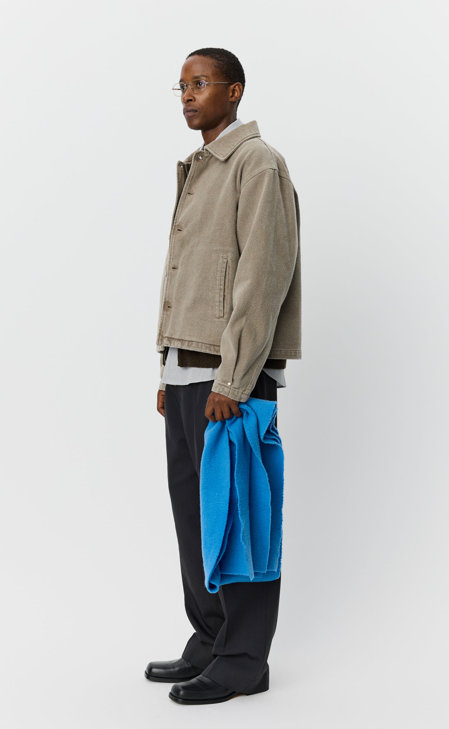 Painters Jacket  - Brushed Mudstone
