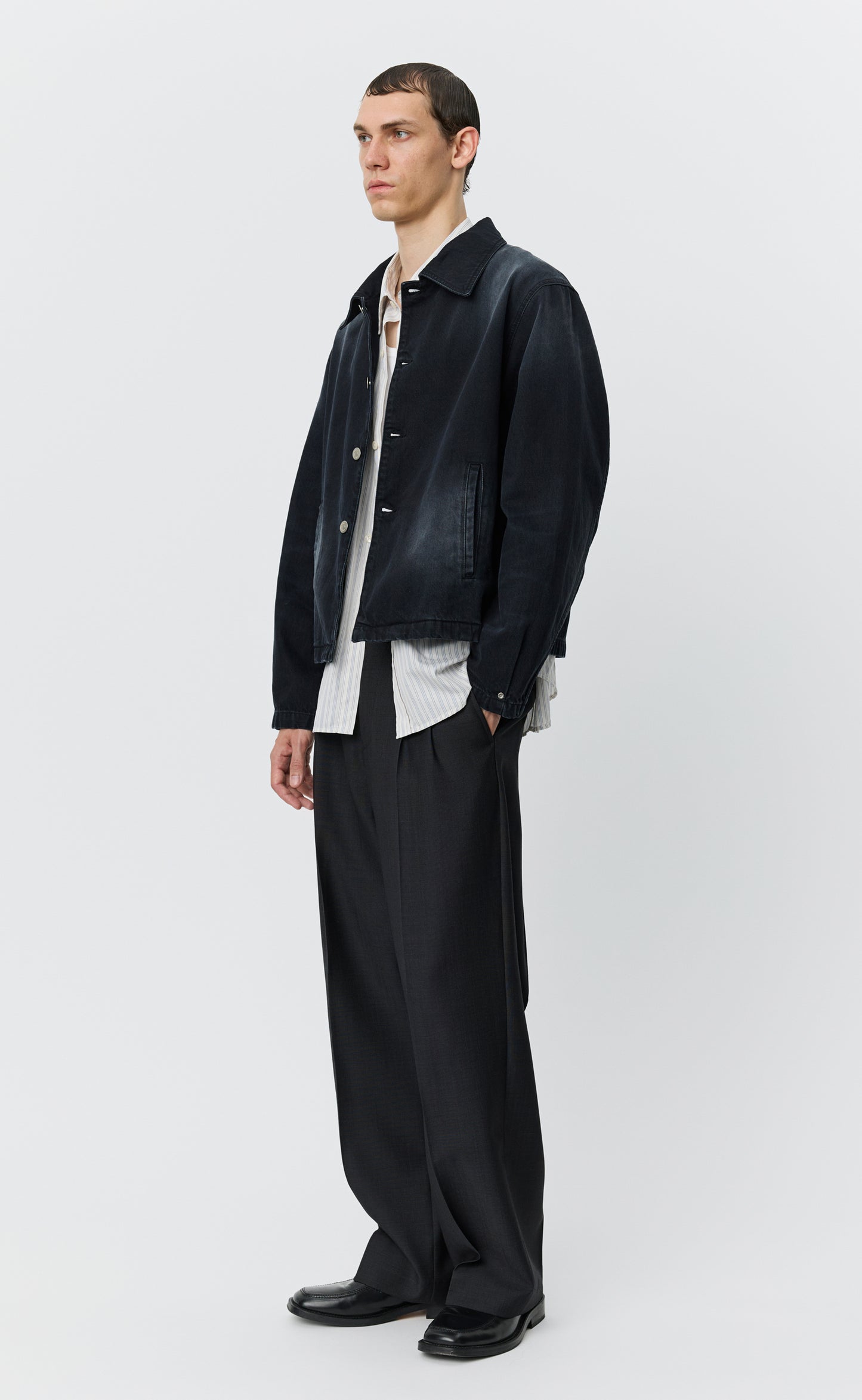 Union Jacket - Rinsed Black