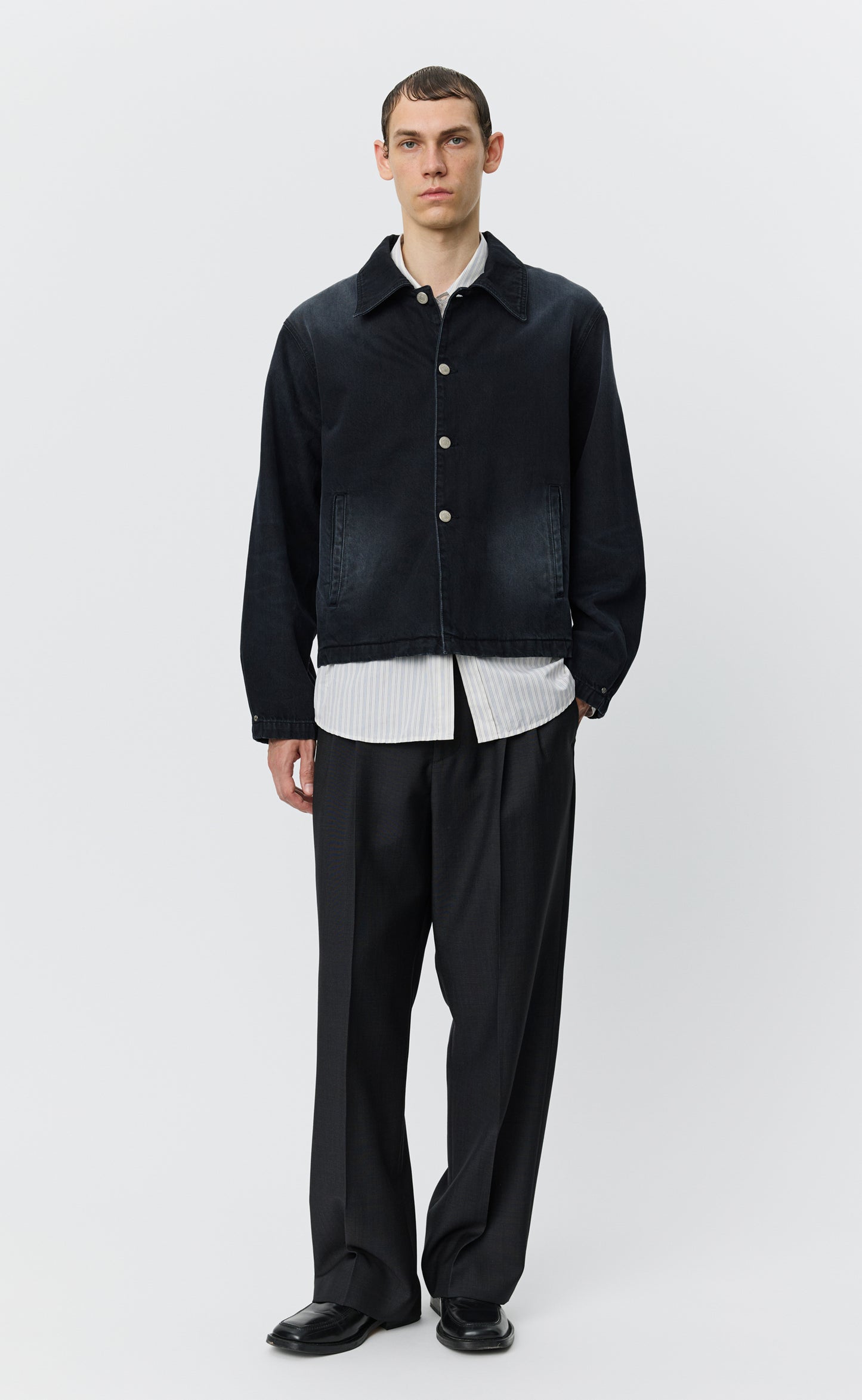 Union Jacket - Rinsed Black