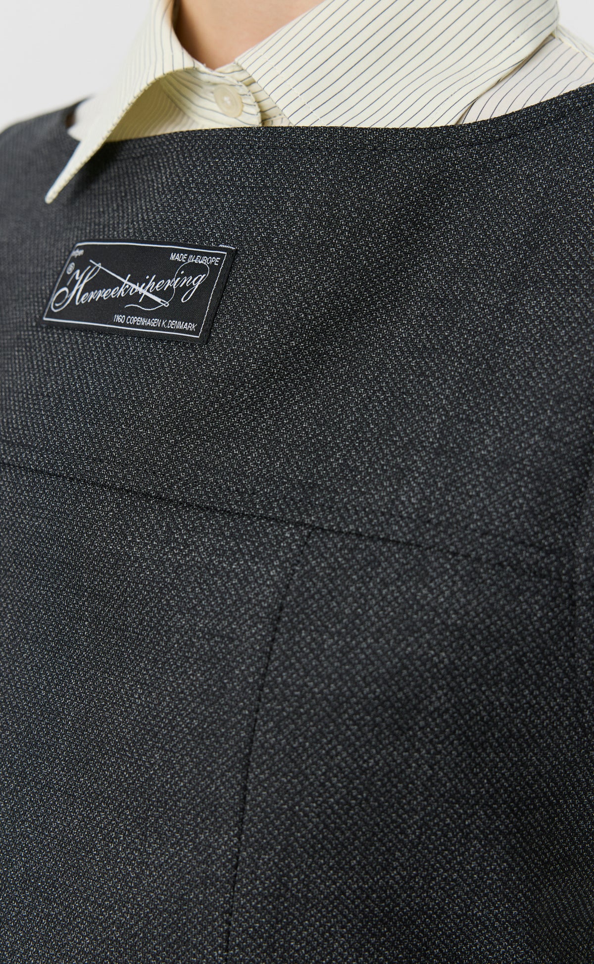 Palettes Vest - Dark Grey Birdseye Wool