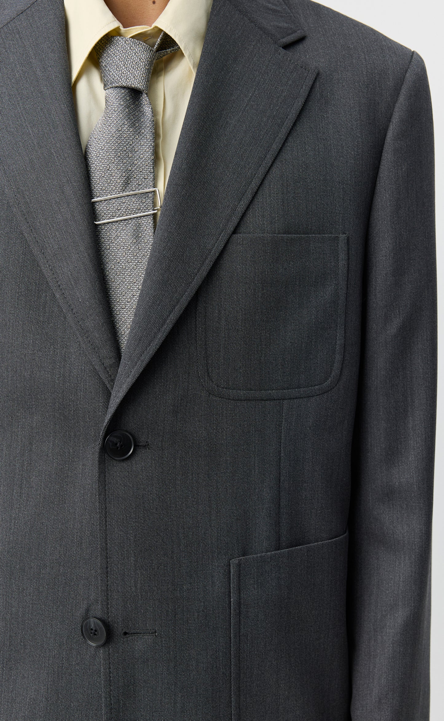 Patch Blazer - Vintage Grey