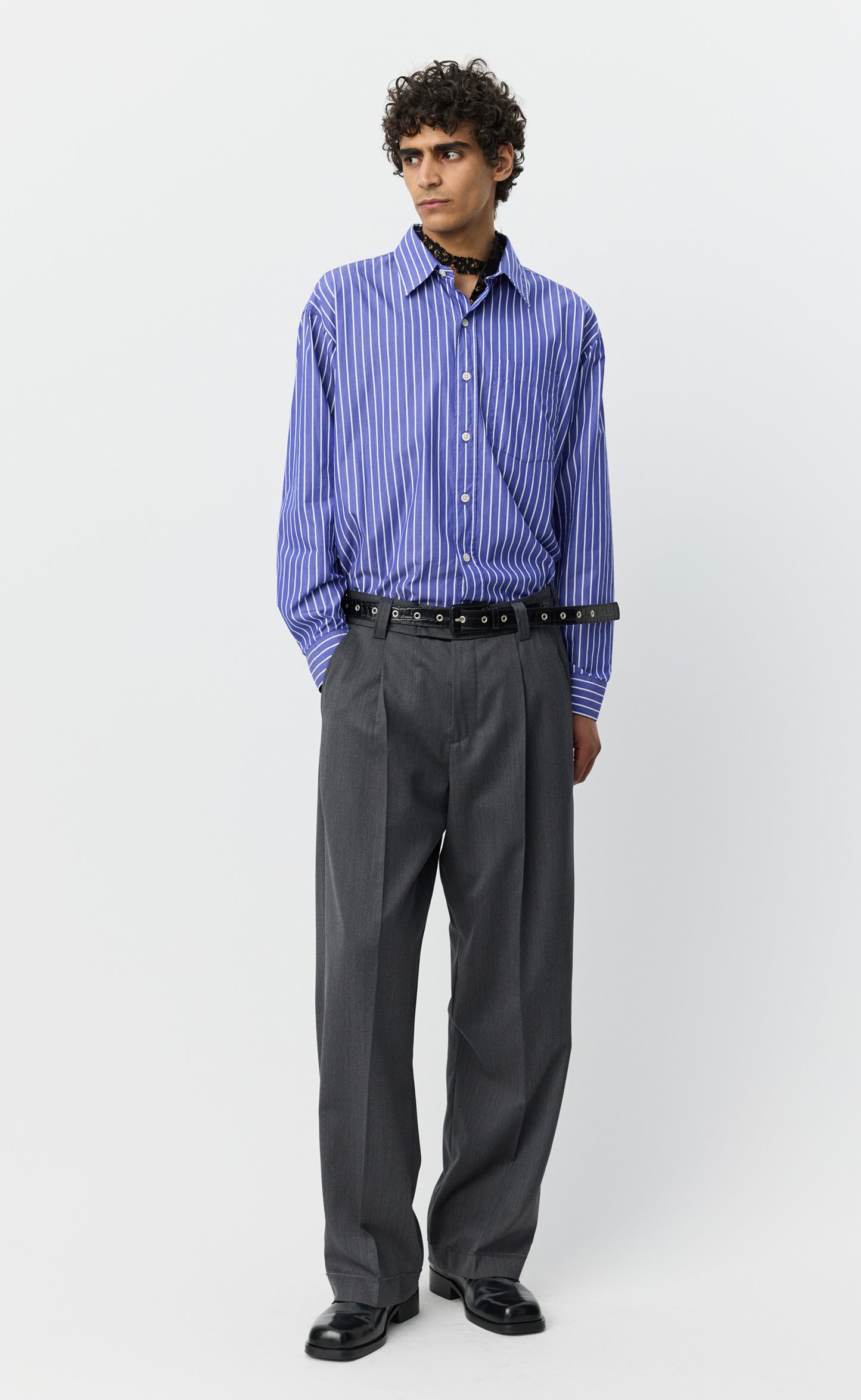 Patch Trousers - Vintage Grey
