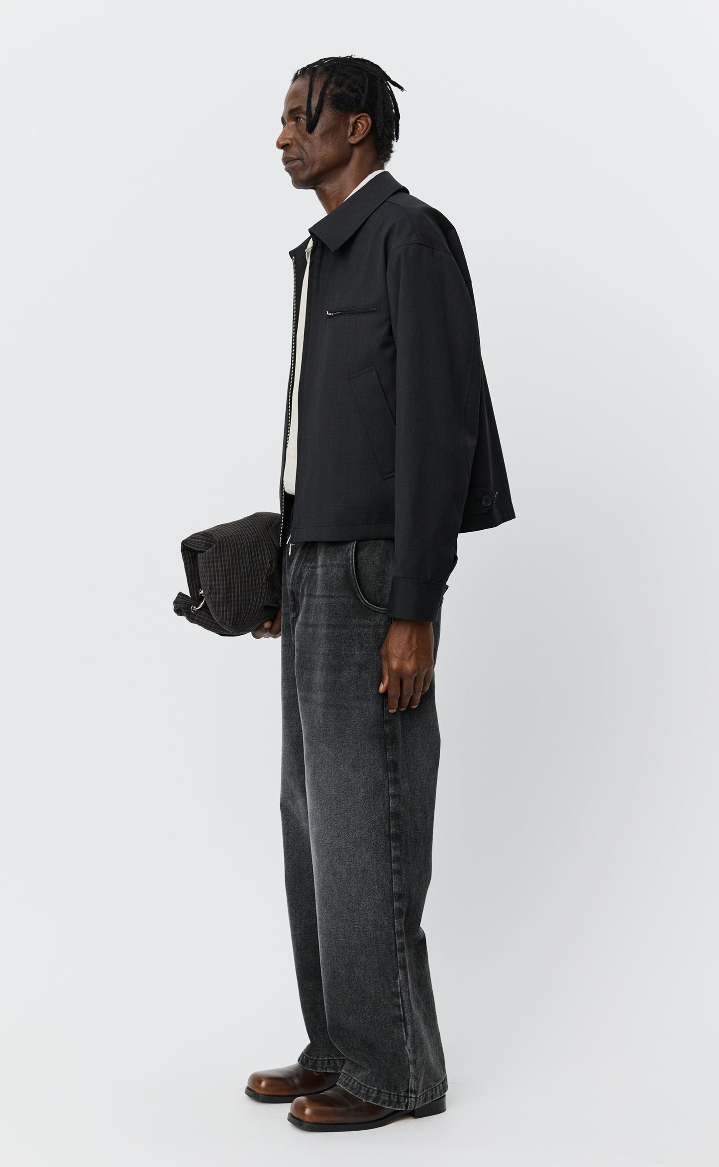 Postal Jacket - Anthracite Wool