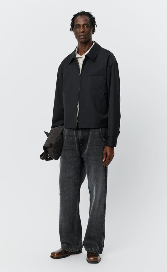 Postal Jacket - Anthracite Wool