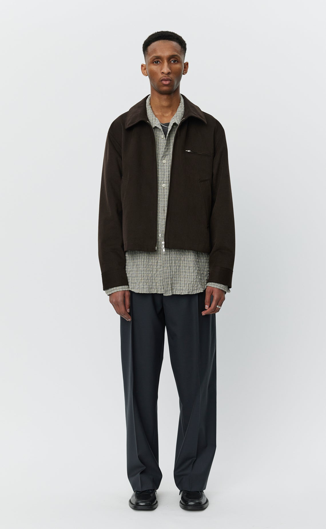 トップス mfpen Formal Polo coffee MFPEN Formal Polo - Coffee | TheRoom