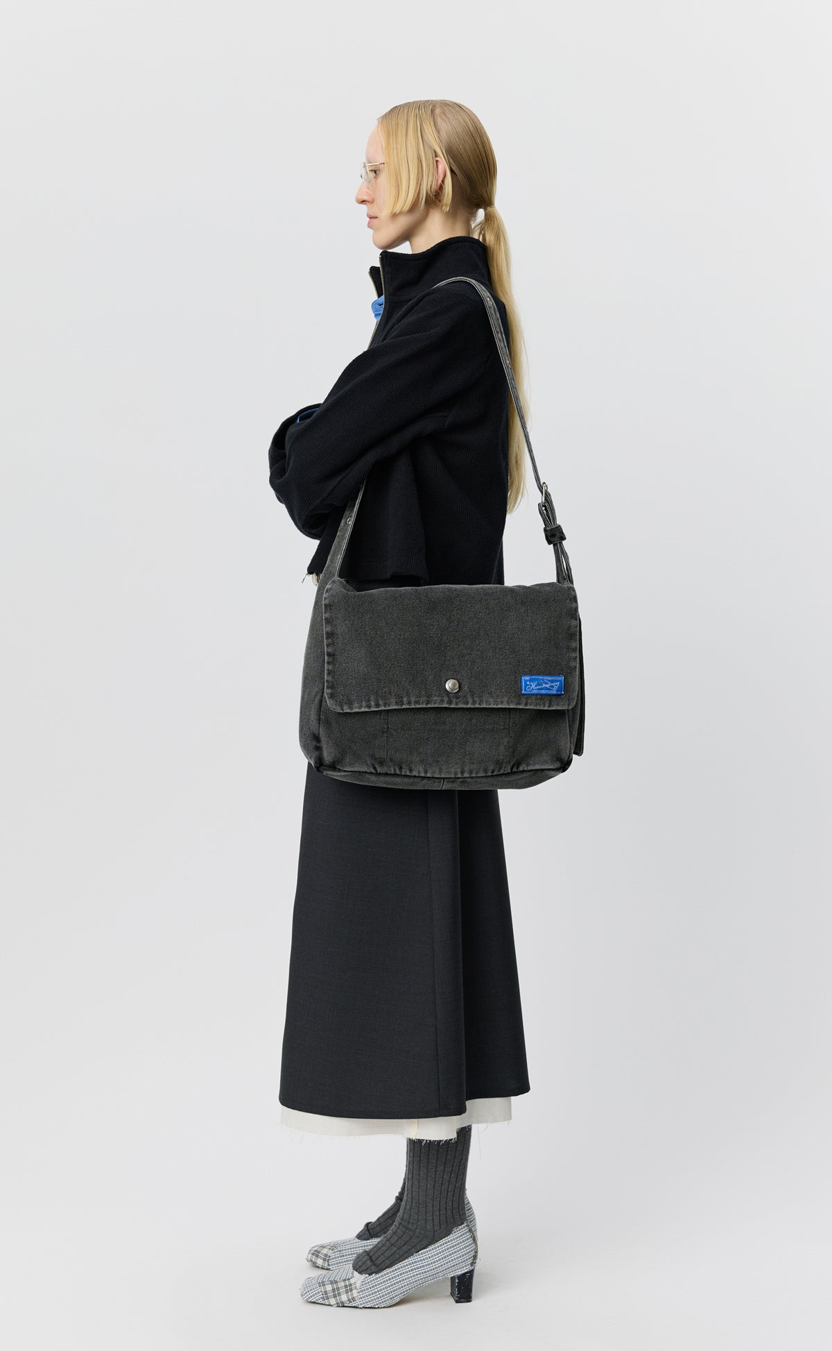 Postman Bag - Stonewashed Grey