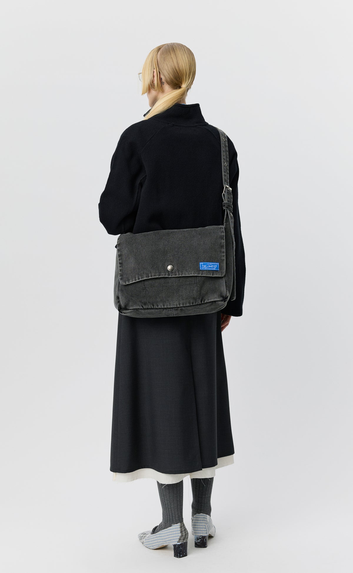 Postman Bag - Stonewashed Grey