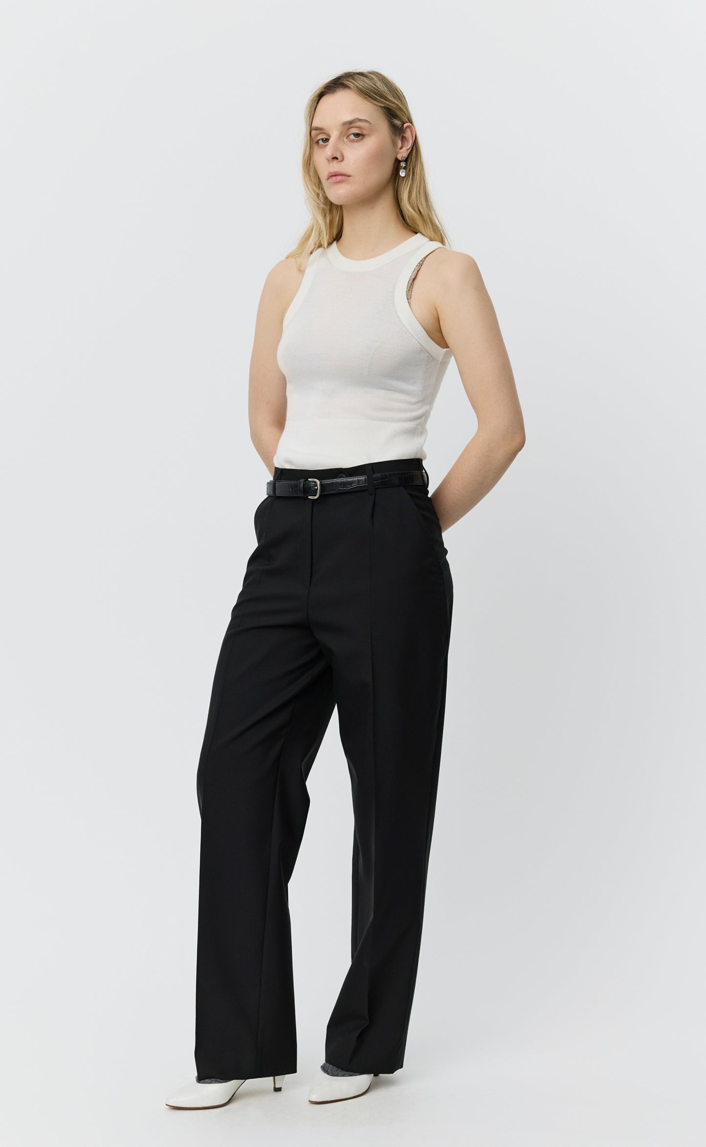 Primary Trousers - Black Tropical Wool