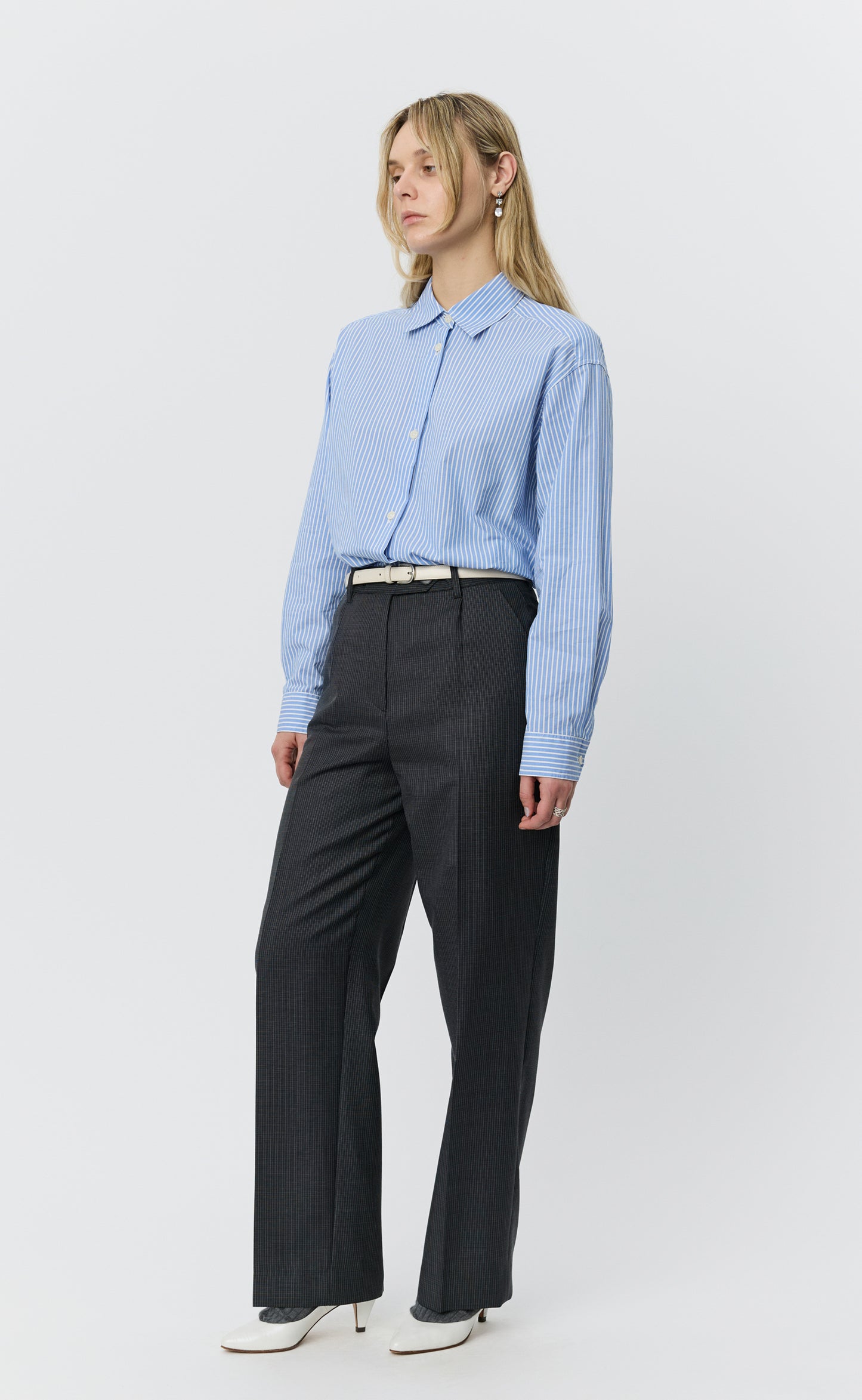 Primary Trousers - Grey Check