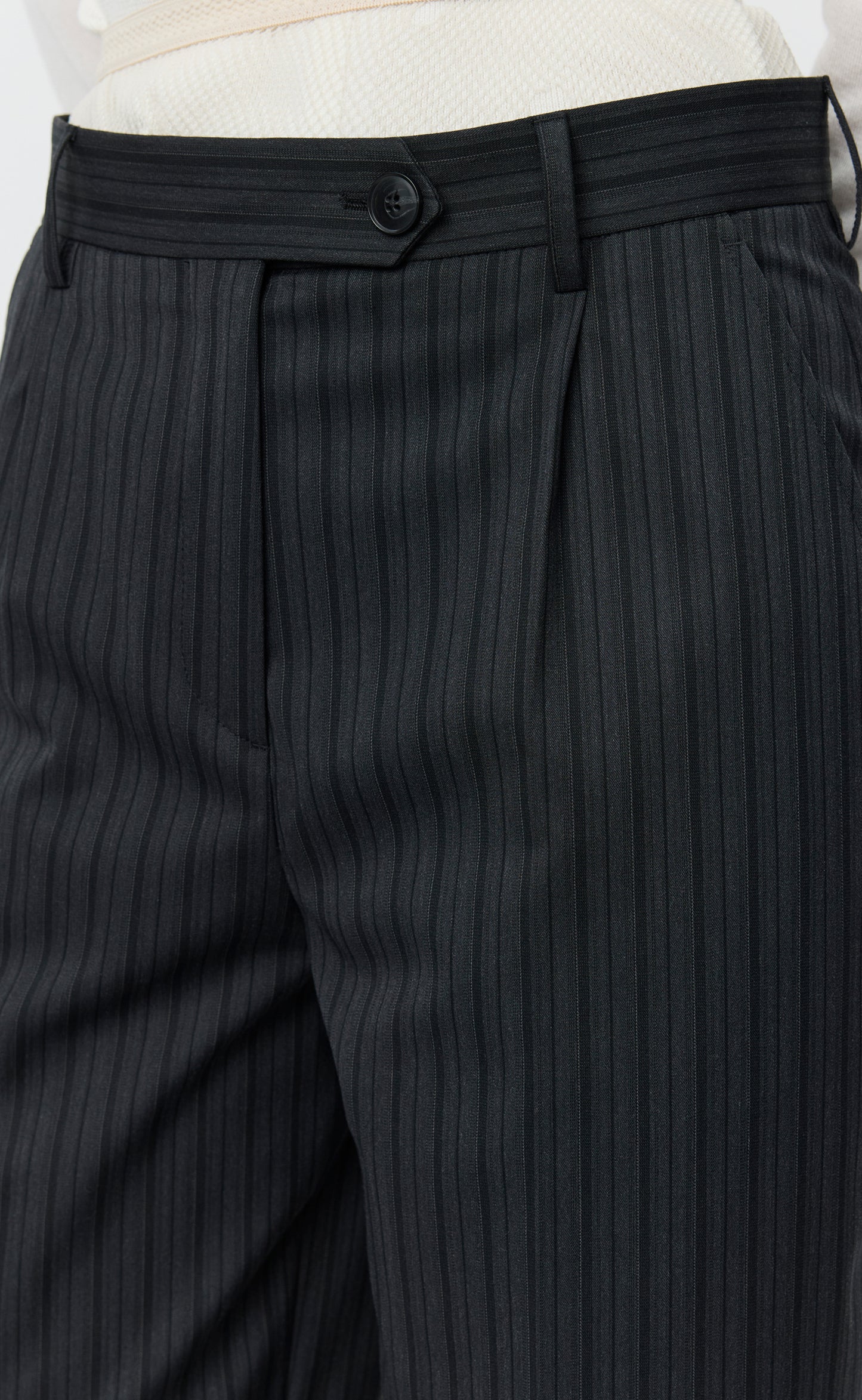 Primary Trousers - Wide Grey Double Stripe
